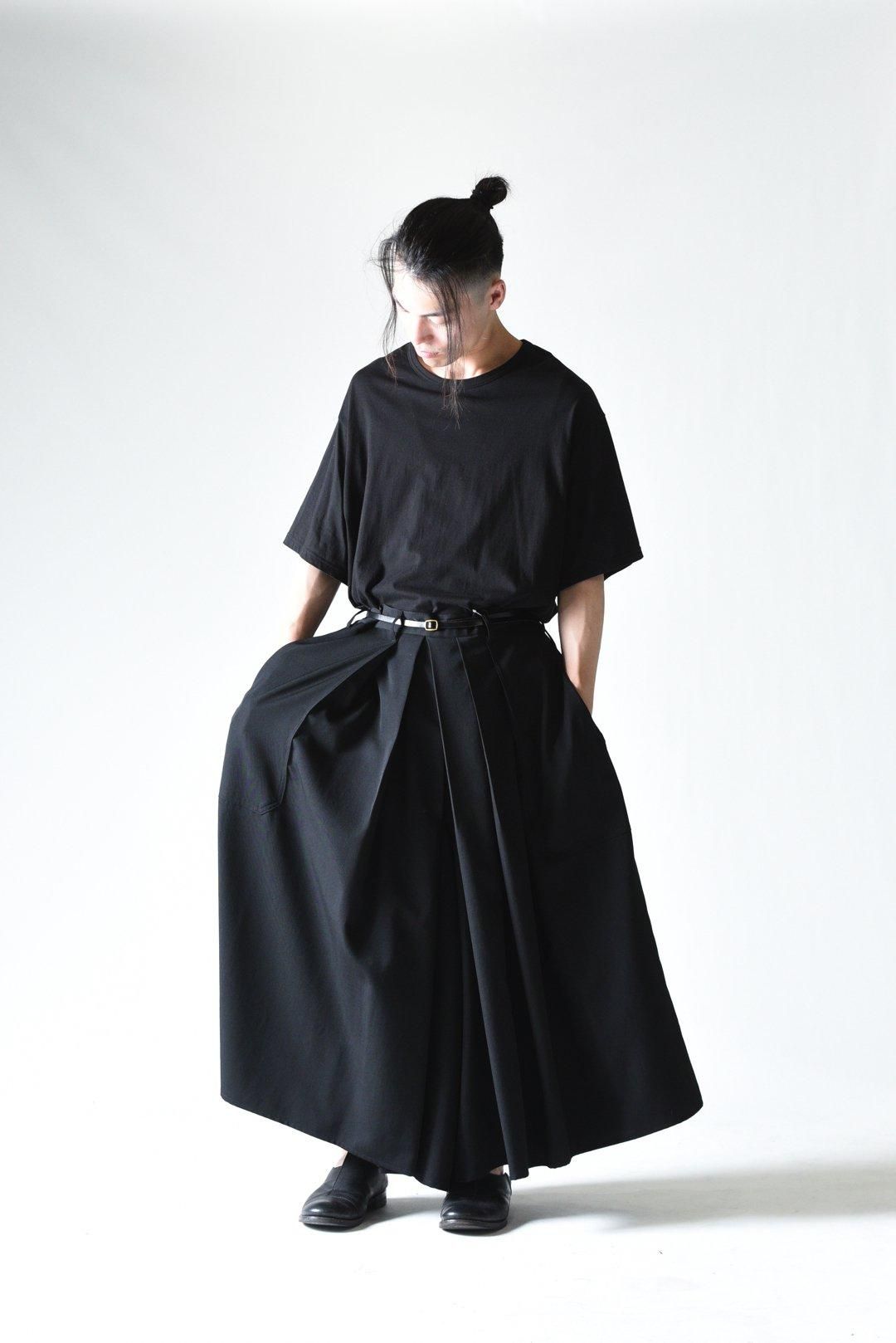 Yohji Yamamoto POUR HOMME ウールギャバジン袴パンツ - Ka na Yohji Yamamoto POUR HOMME ウールギャバジン袴パンツ - Ka na