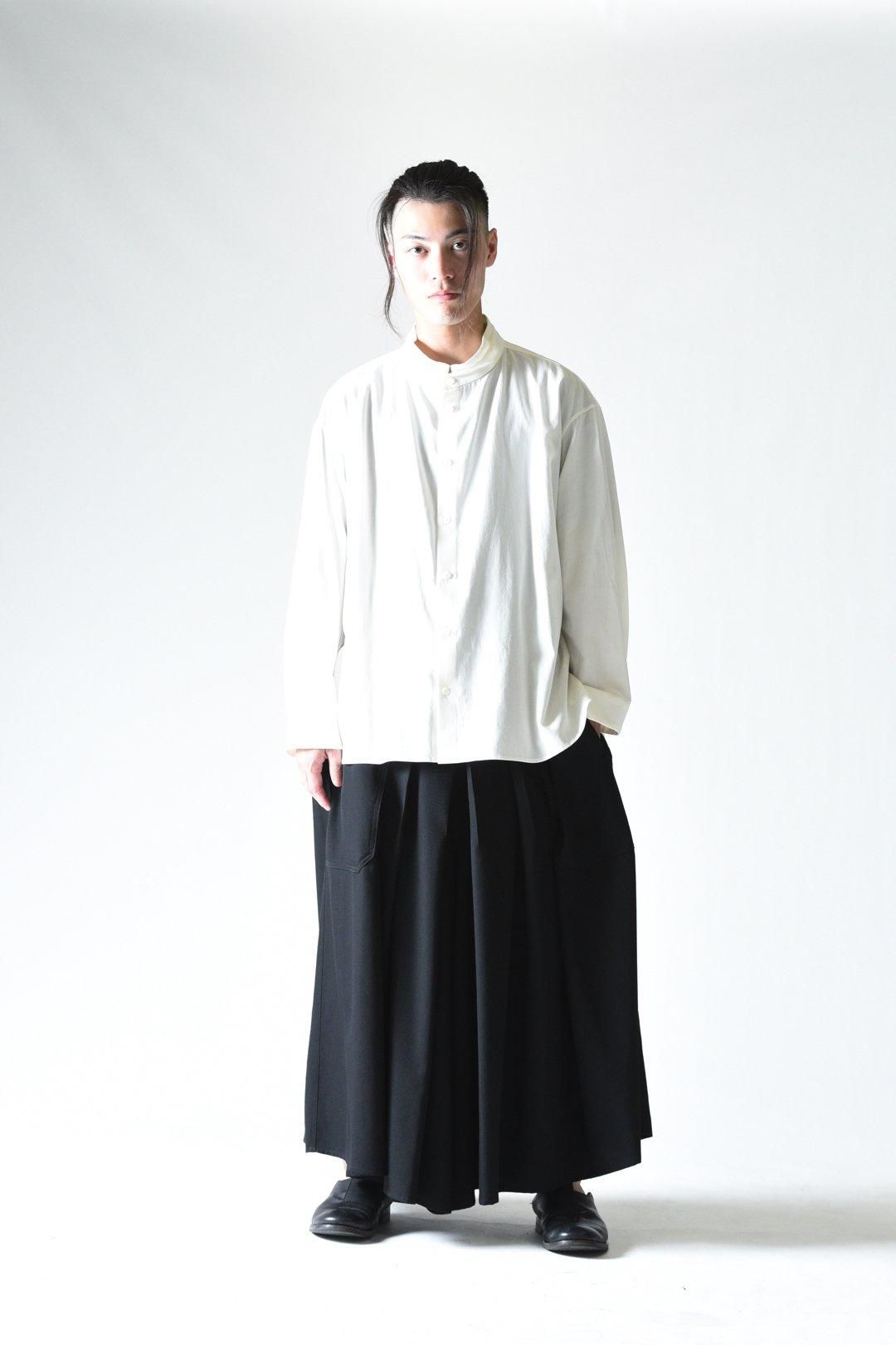 Yohji Yamamoto POUR HOMME ウールギャバジン袴パンツ - Ka na Yohji Yamamoto POUR HOMME ウールギャバジン袴パンツ - Ka na