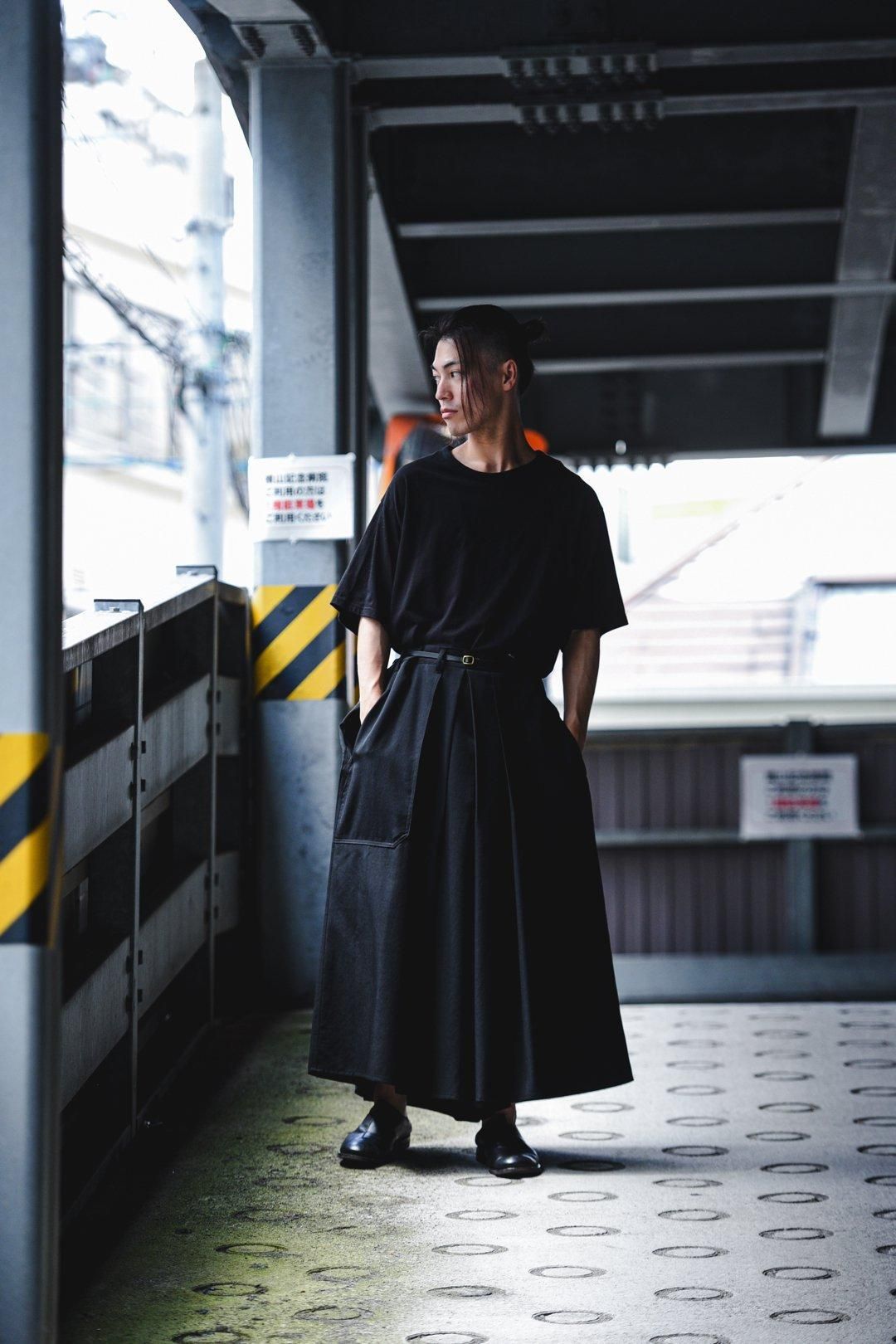 Yohji Yamamoto POUR HOMME ウールギャバジン袴パンツ - Ka na Yohji Yamamoto POUR HOMME ウールギャバジン袴パンツ - Ka na
