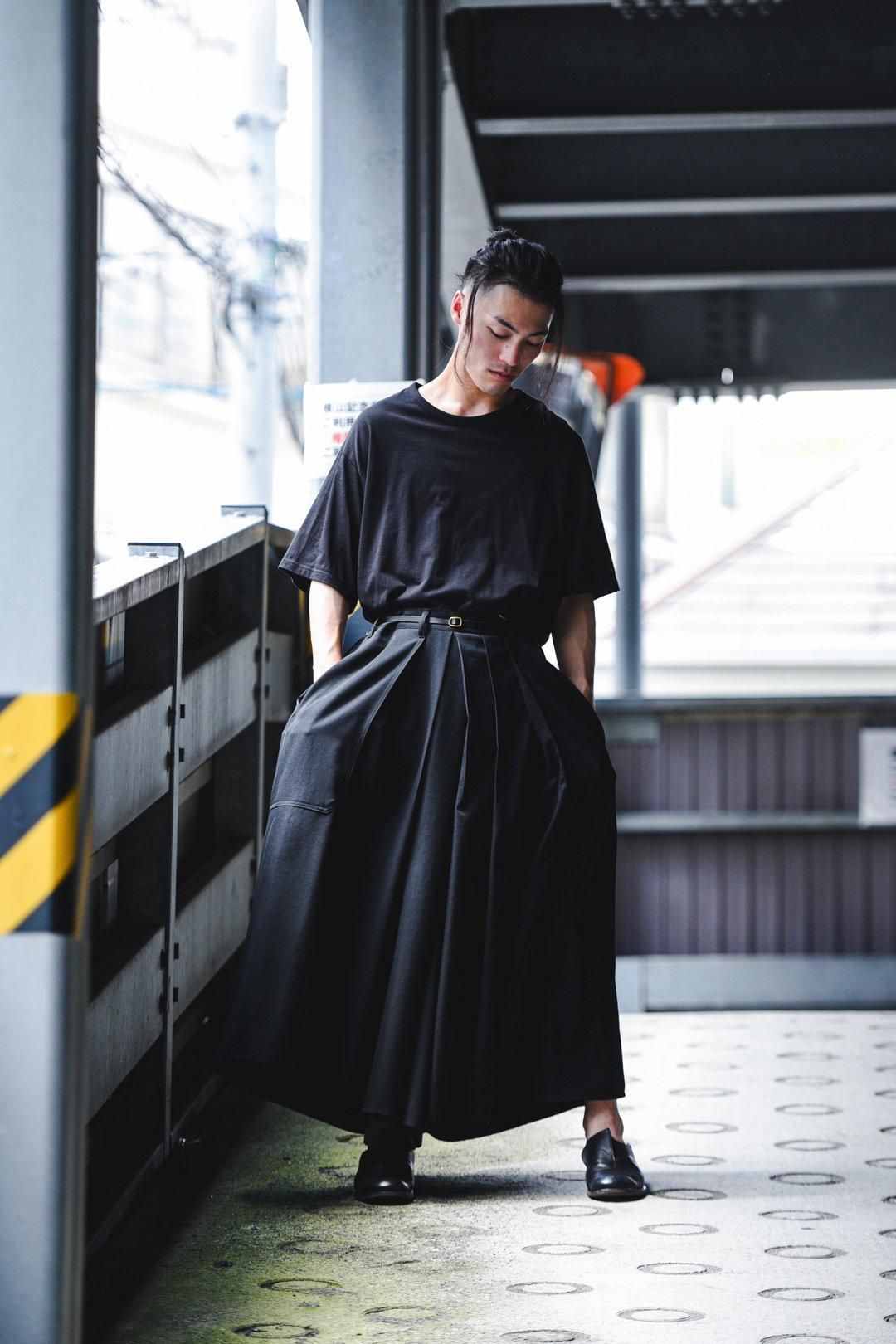 Yohji Yamamoto POUR HOMME ウールギャバジン袴パンツ - Ka na Yohji Yamamoto POUR HOMME ウールギャバジン袴パンツ - Ka na