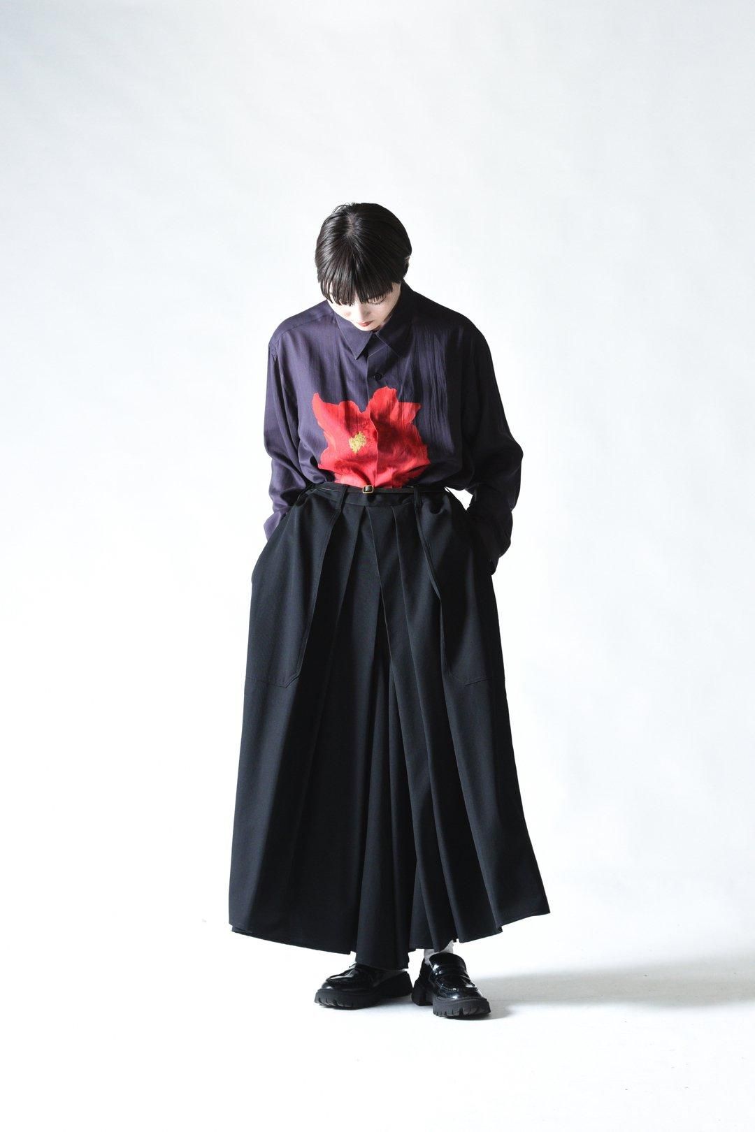 Yohji Yamamoto POUR HOMME ウールギャバジン袴パンツ - Ka na Yohji Yamamoto POUR HOMME ウールギャバジン袴パンツ - Ka na
