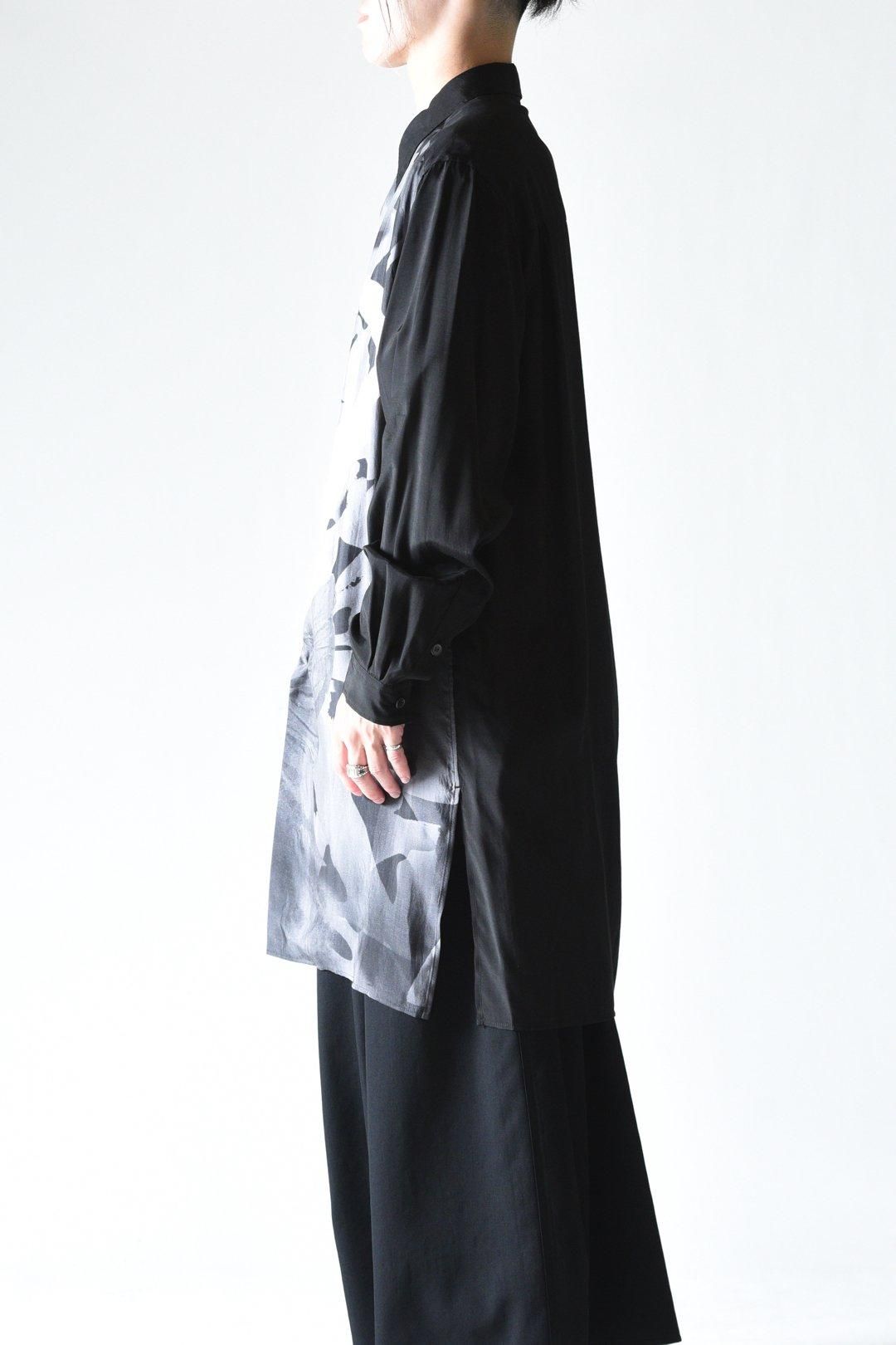 Yohji Yamamoto POUR HOMME 女優プリントロングブラウス - Ka na Yohji Yamamoto POUR HOMME 女優プリントロングブラウス - Ka na