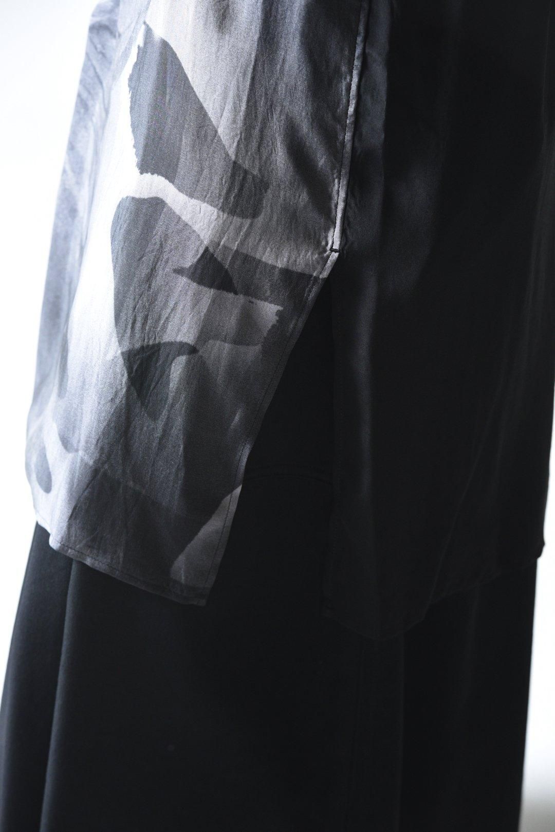Yohji Yamamoto POUR HOMME 女優プリントロングブラウス - Ka na Yohji Yamamoto POUR HOMME 女優プリントロングブラウス - Ka na