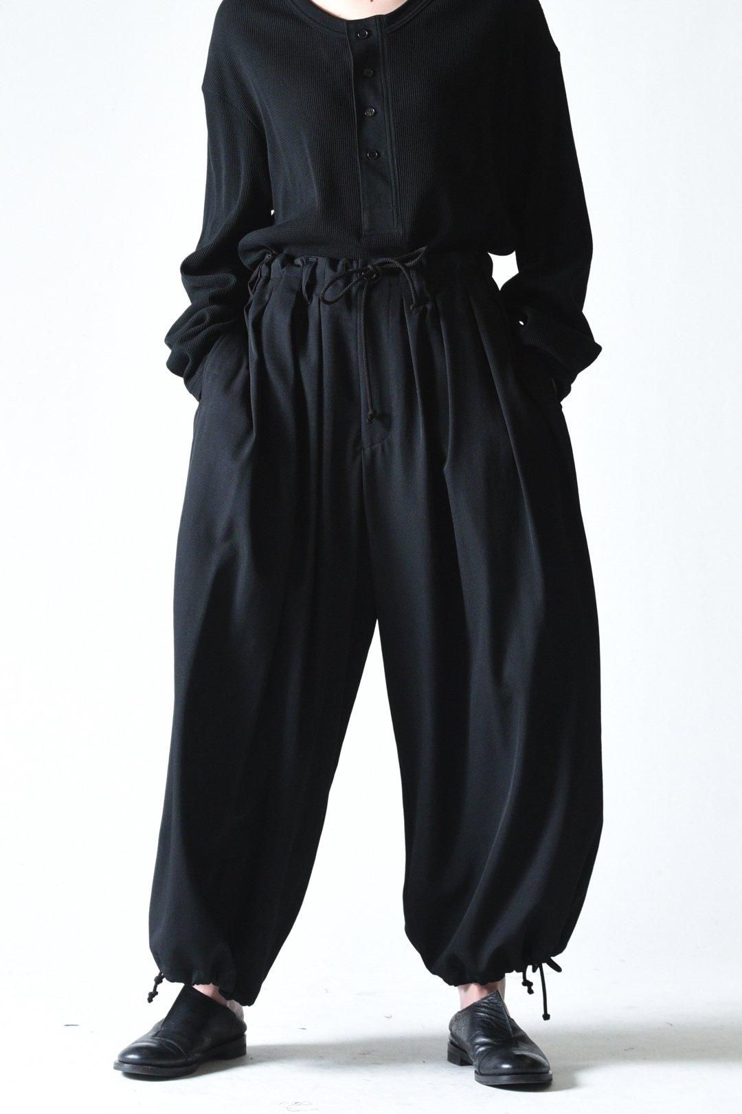 Yohji Yamamoto POUR HOMME ウールギャバ定番バルーンパンツ Yohji Yamamoto POUR HOMME ウールギャバ定番バルーンパンツ