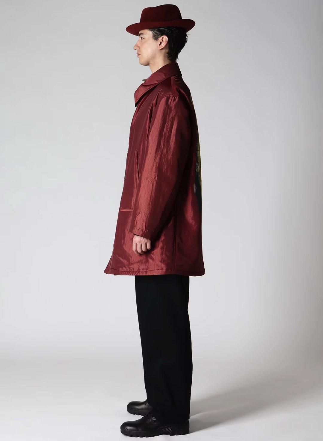 Yohji Yamamoto POUR HOMME 女優プリントリバーシブルコート Yohji Yamamoto POUR HOMME 女優プリントリバーシブルコート