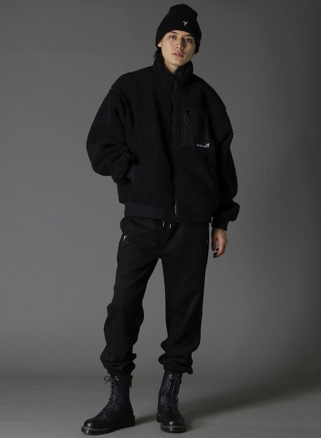 Ground Y × NEWERA ボアブルゾン GY LOGO - Ka na ta,Yohji