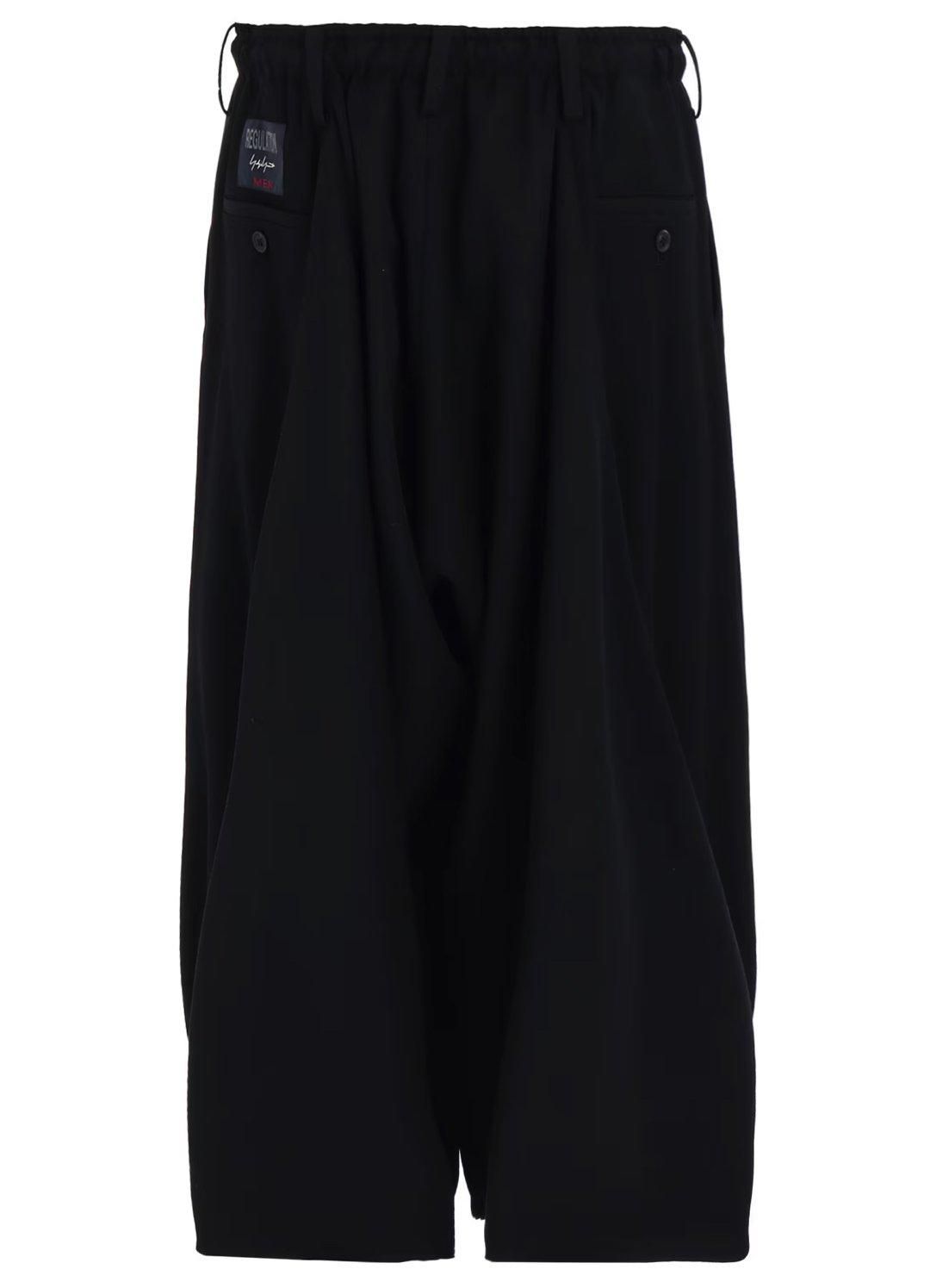 Yohji Yamamoto POUR HOMME アーミーウールギャバジンカラス Yohji Yamamoto POUR HOMME アーミーウールギャバジンカラス