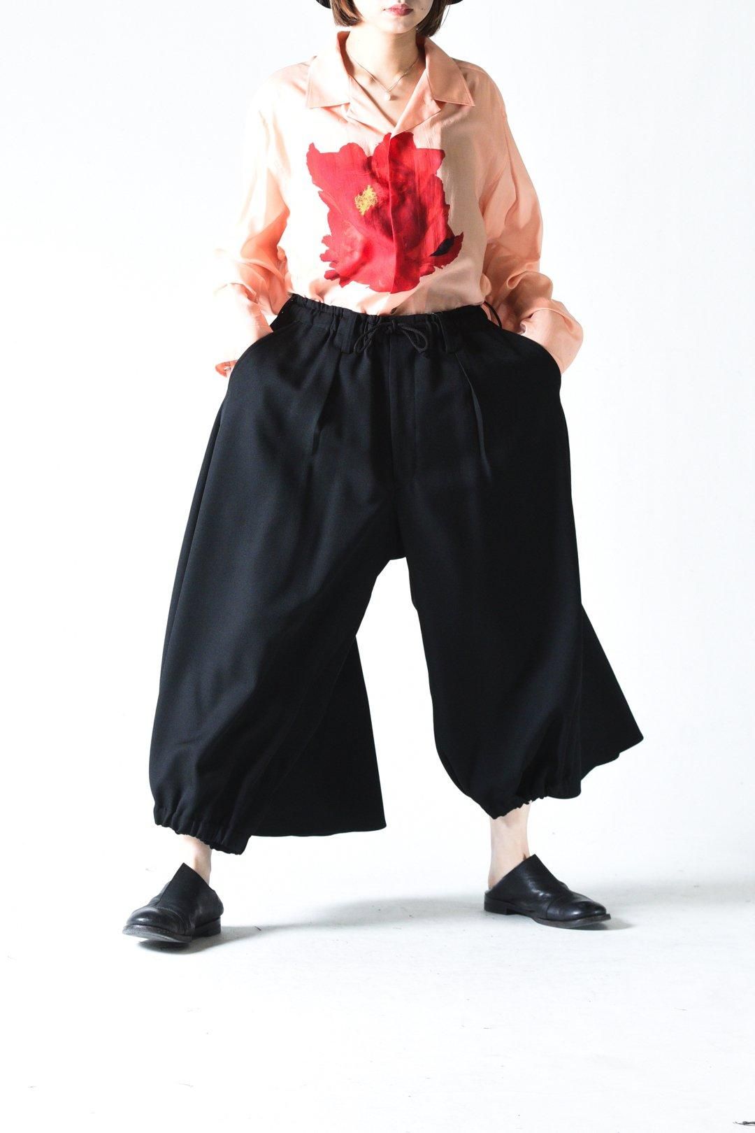 Yohji Yamamoto POUR HOMME アーミーウールギャバジンカラス