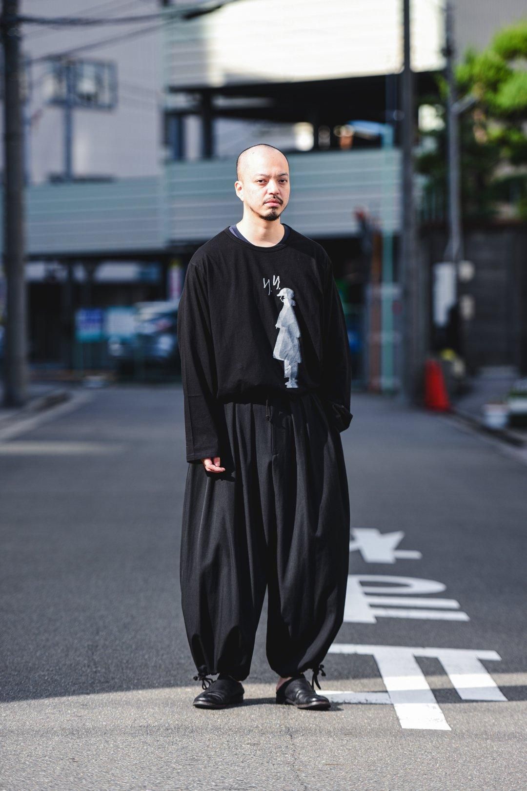 Yohji Yamamoto POUR HOMME 「デッサン画」プリントBIGロング
