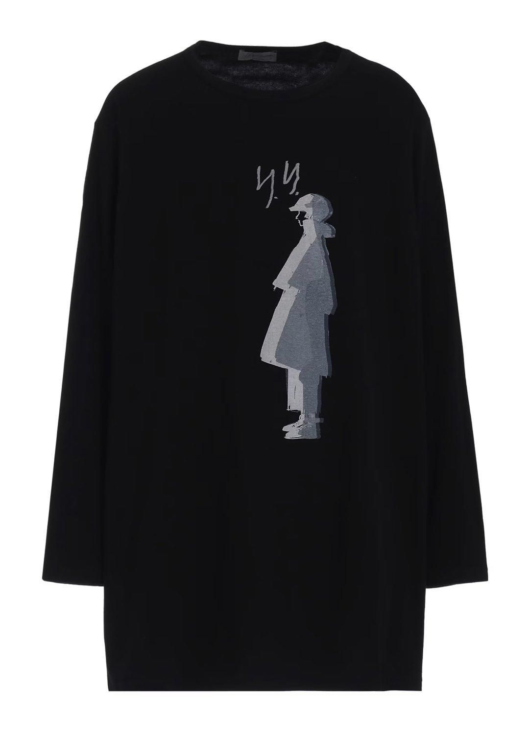 Yohji Yamamoto POUR HOMME 「デッサン画」プリントBIGロング