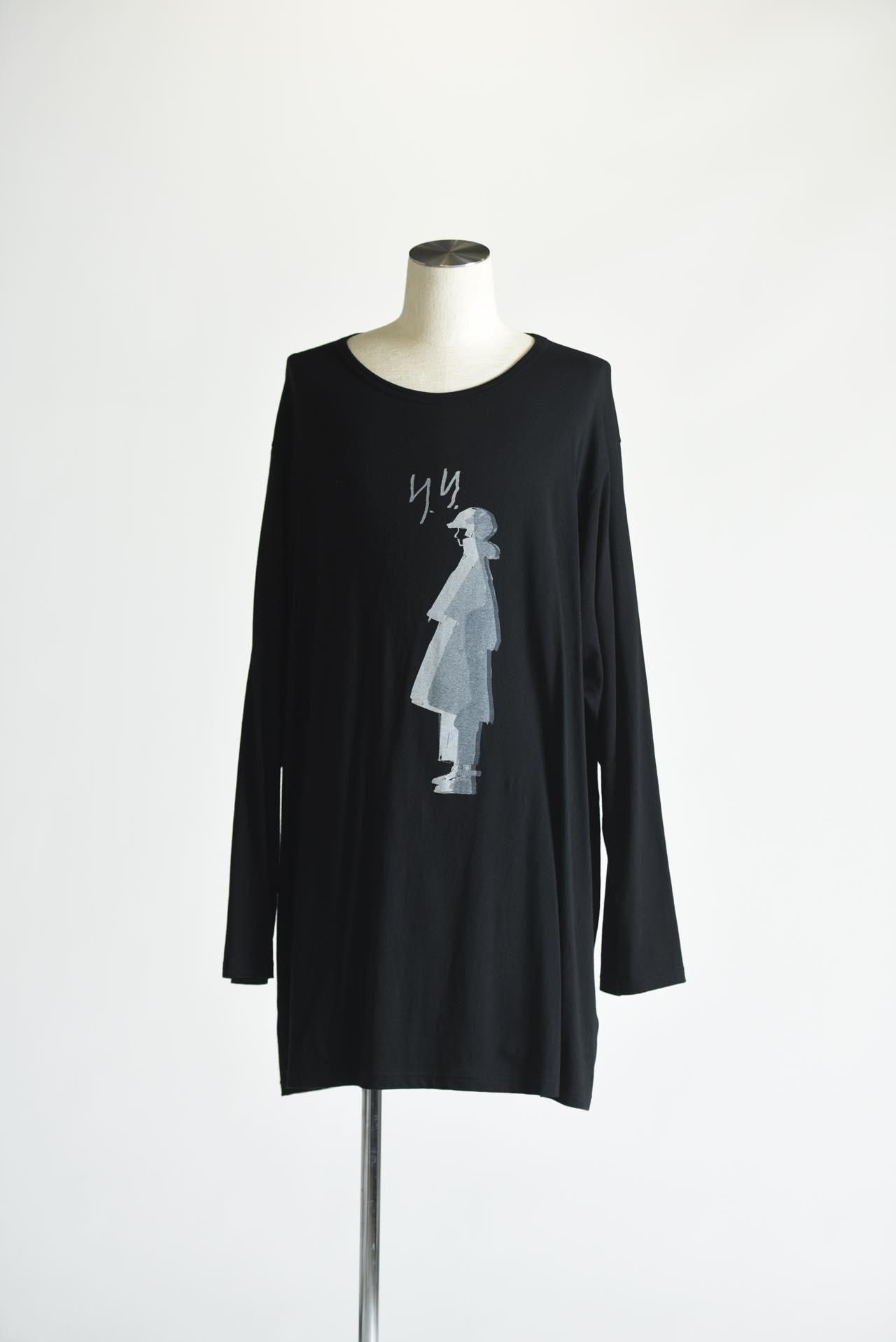 Yohji Yamamoto POUR HOMME 「デッサン画」プリントBIGロングスリーブ