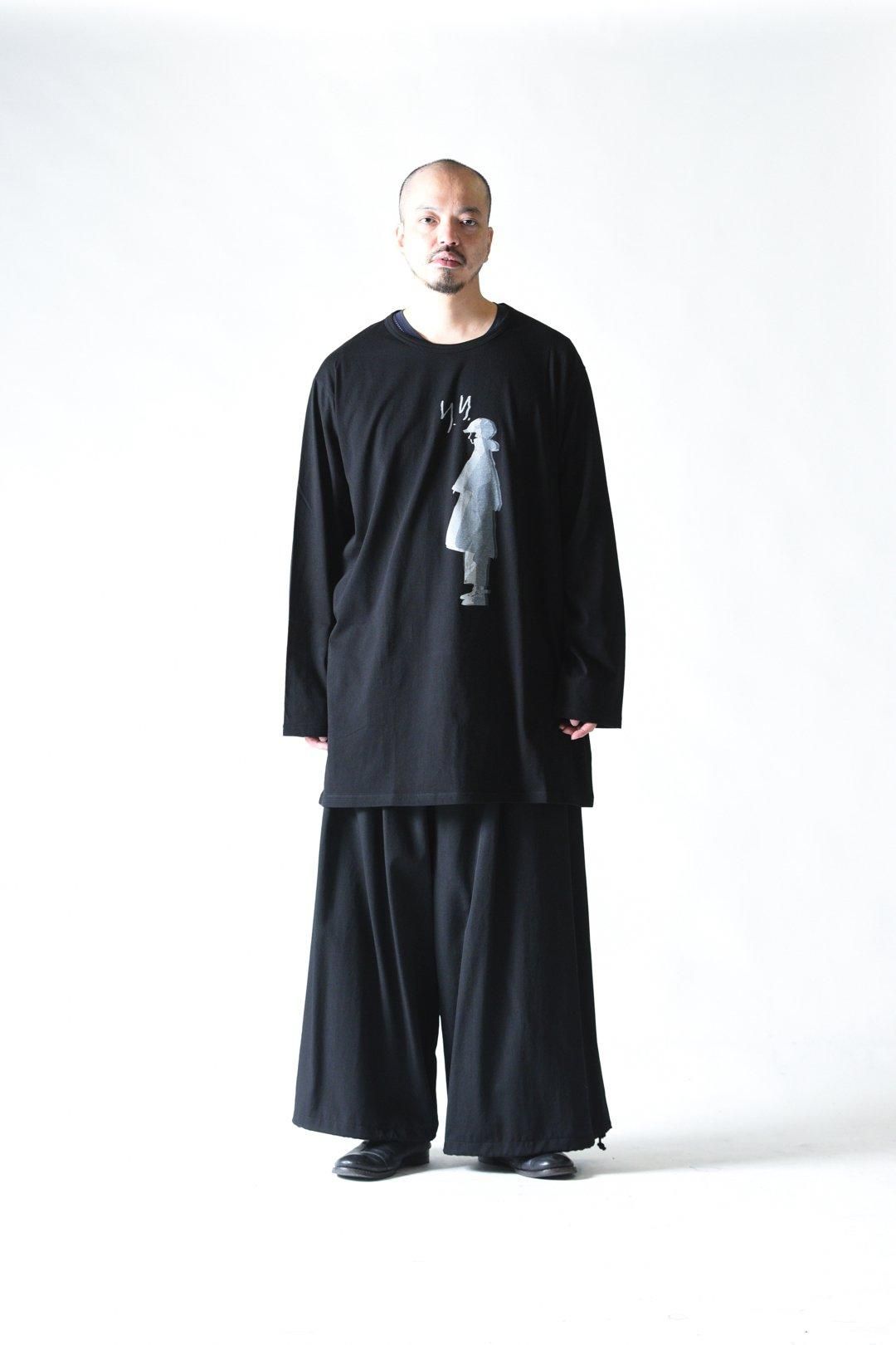 Yohji Yamamoto POUR HOMME 「デッサン画」プリントBIGロングスリーブ