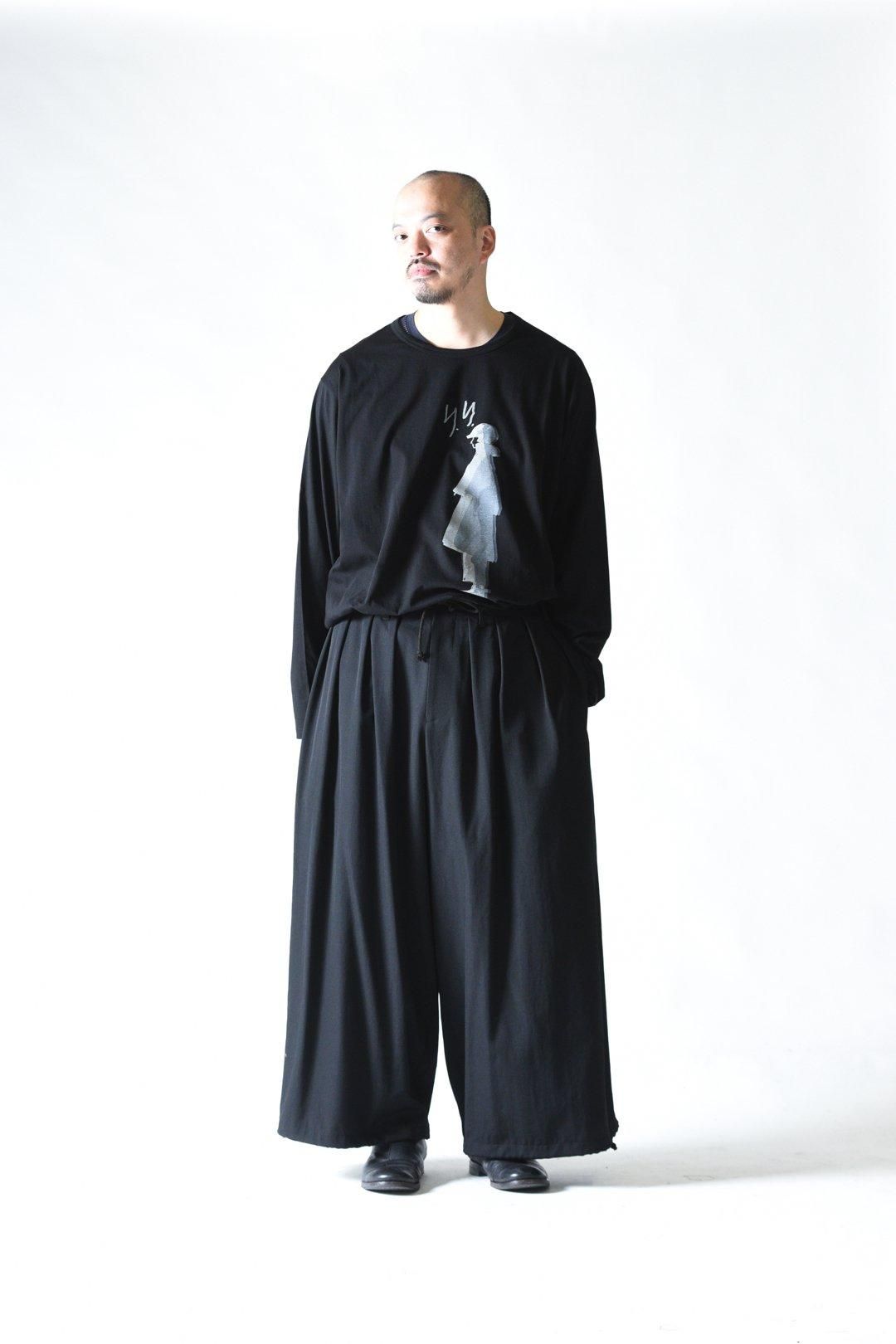 Yohji Yamamoto POUR HOMME 「デッサン画」プリントBIGロング