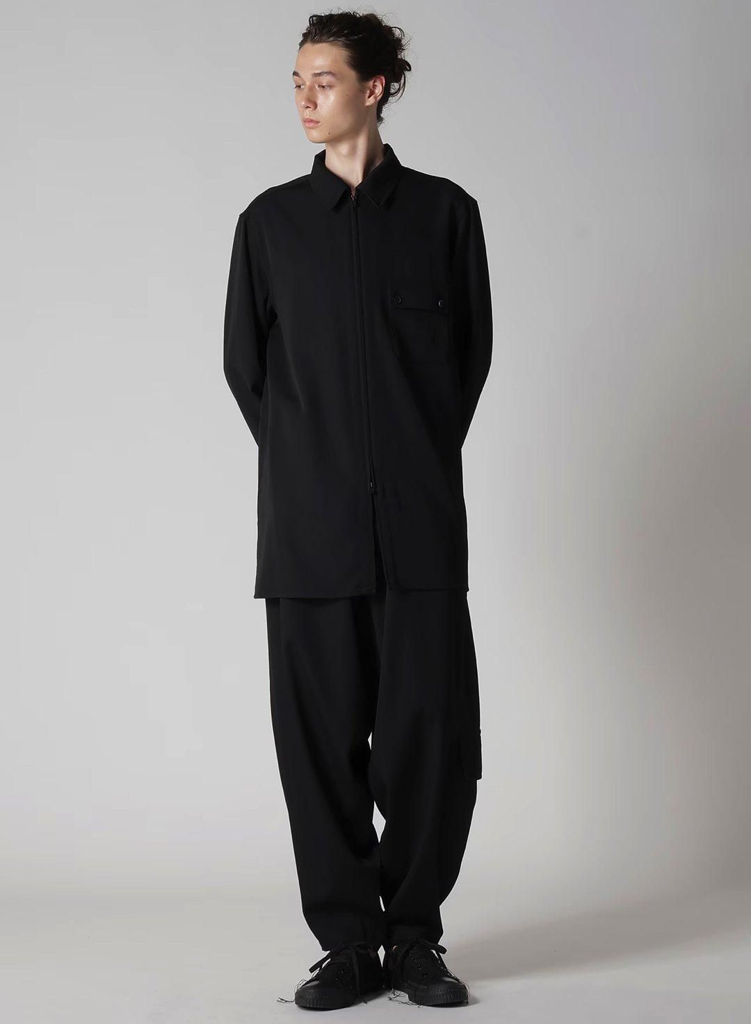 yohji yamamoto pour homme17ssレーヨンギャバブラウス yohji yamamoto pour homme17ssレーヨンギャバブラウス