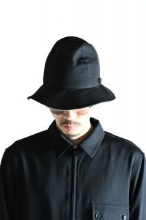 Yohji Yamamoto POUR HOMME ウールギャバジンフェドラハット