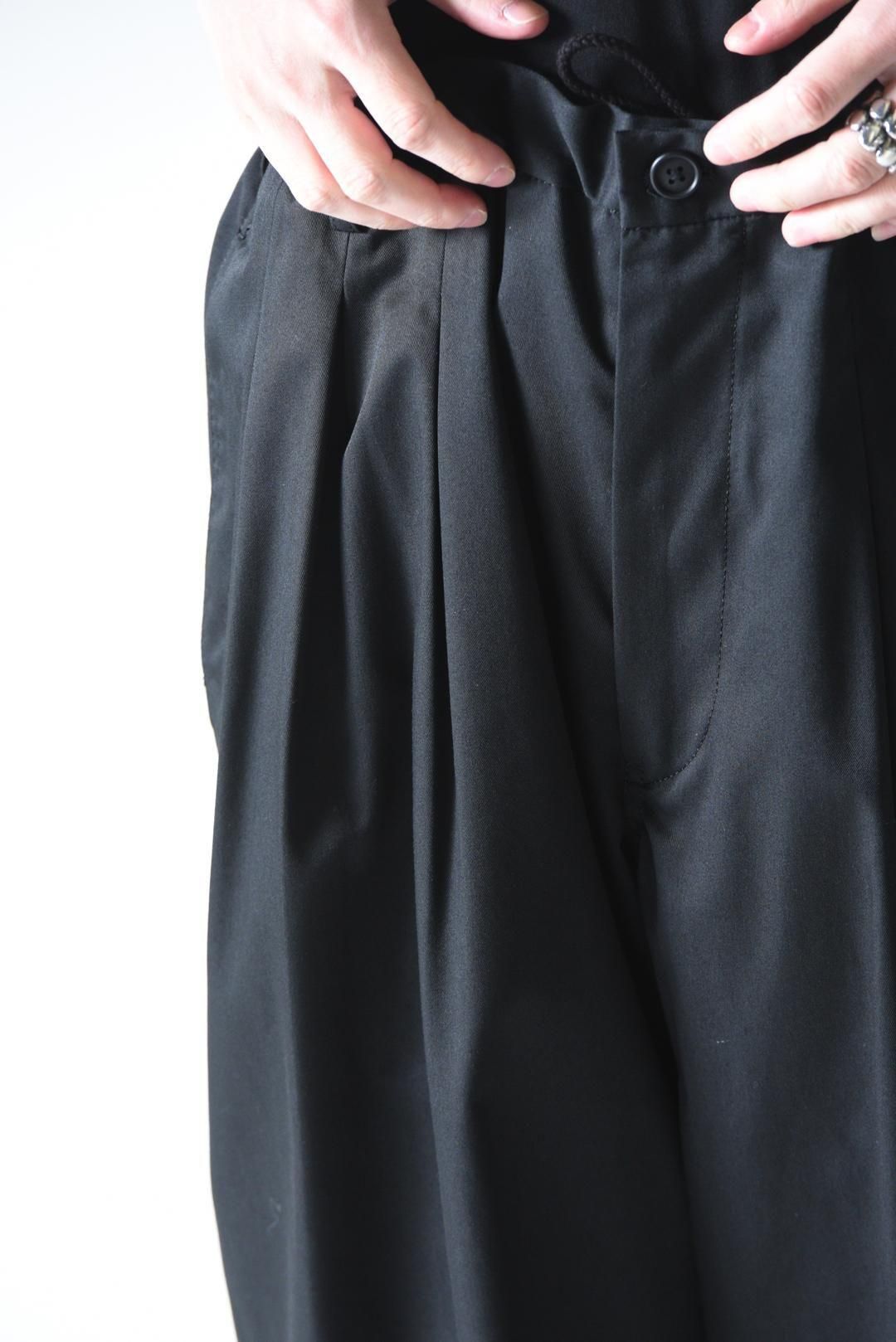 Y's for men コットンツイル12本タックパンツ - Ka na ta,Yohji