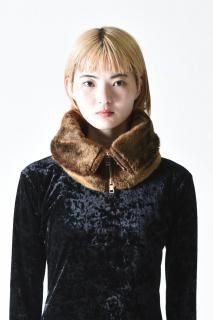 SUÉSADA Fur Snood Brown