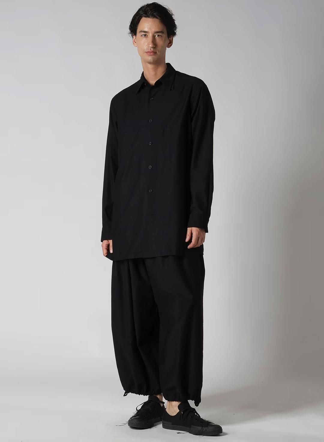 Yohji Yamamoto POUR HOMME】WOOL GABARDINE SLIM BALLON PANTS