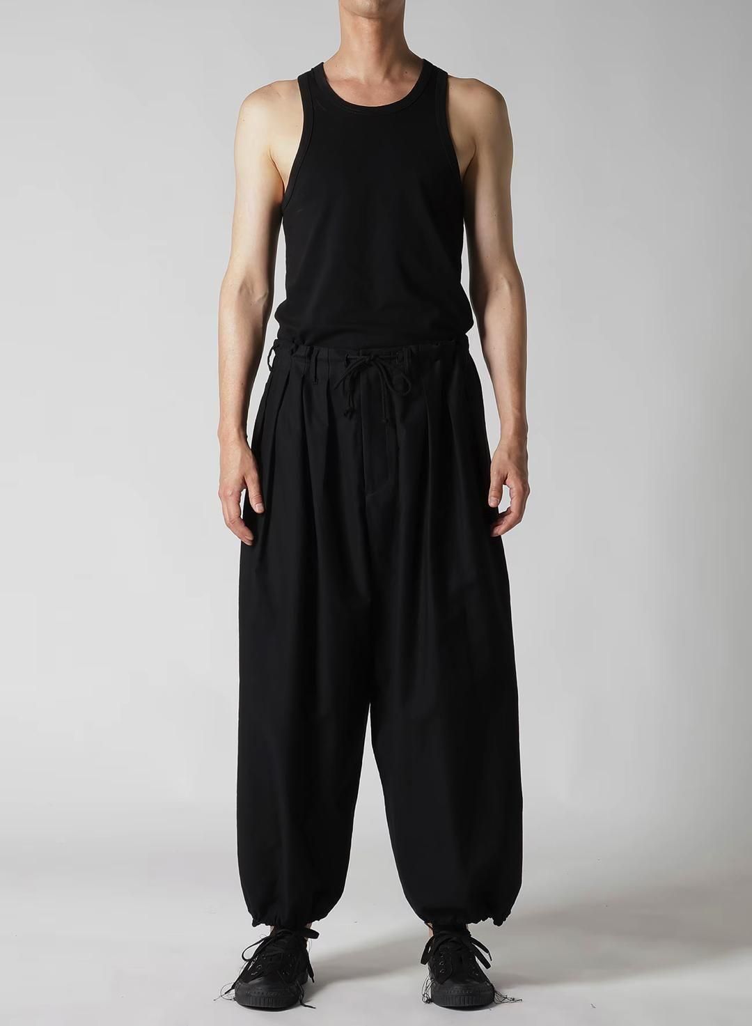 Yohji Yamamoto POUR HOMME コットンツイルバルーンパンツ - Ka