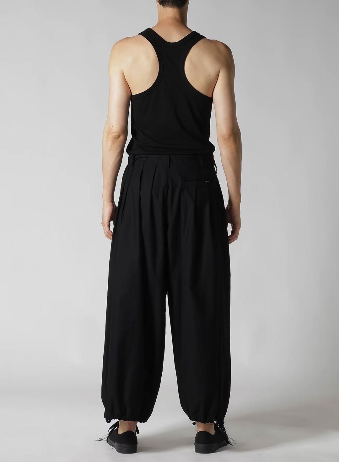 08aw Yohji Yamamoto PourHomme コットンツイルパンツ Yohji Yamamoto POUR HOMME コットンツイルバルーンパンツ - Ka