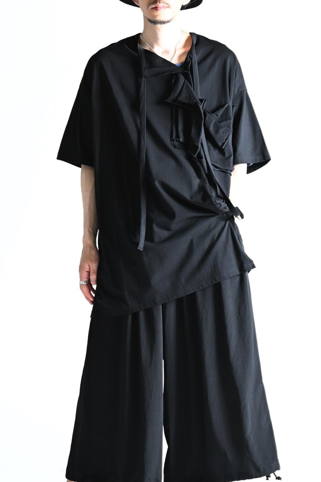 ◎極美品 JOSEPH HOMME ブラック 総柄 希少XL 50 絹使用 1 Yohji Yamamoto POUR HOMME バインダーふらしビッグT - Ka na ta