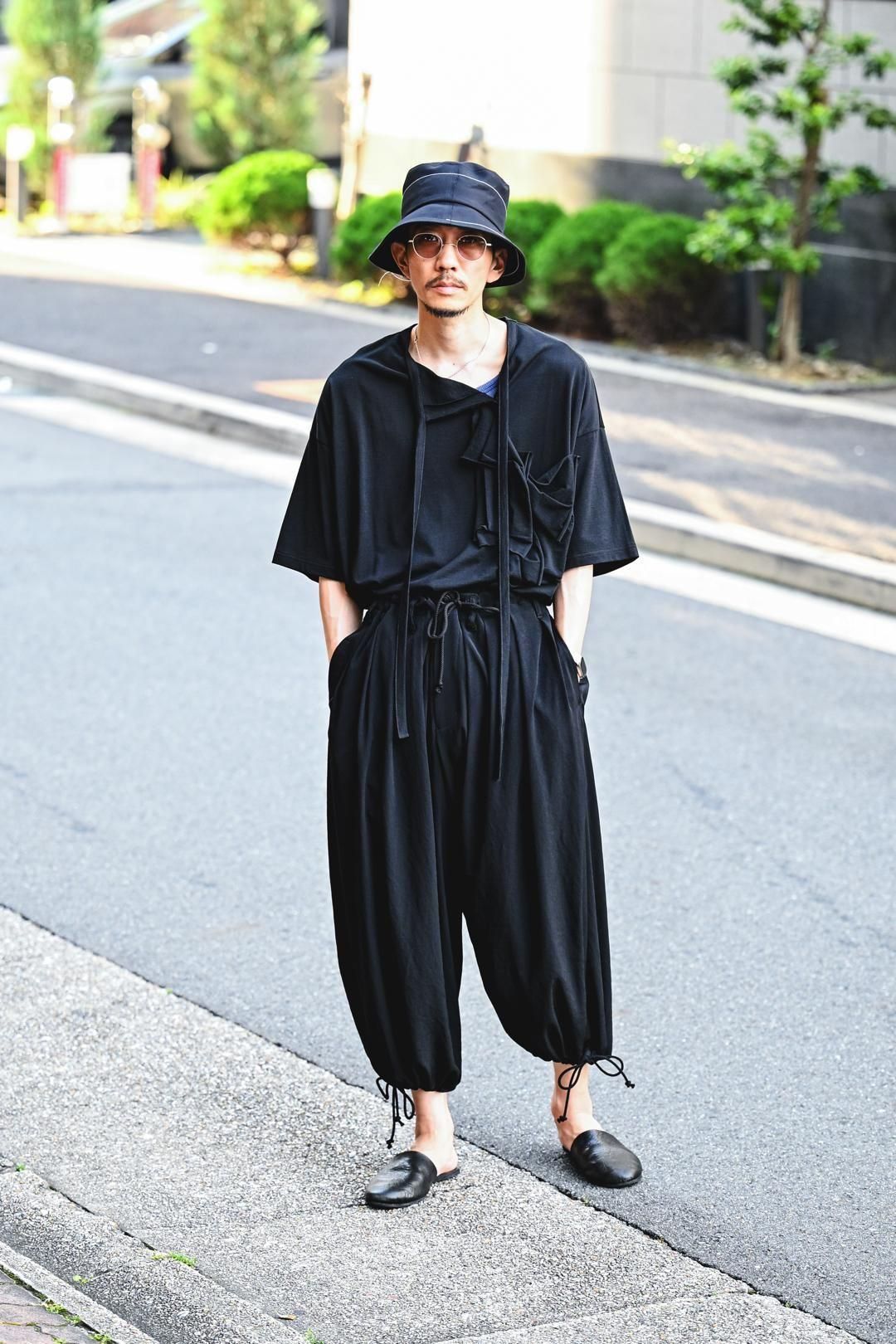 お歳暮 時期 バインダーふらしビッグT HOMME POUR Yamamoto Yohji - ta na Ka 着物・浴衣