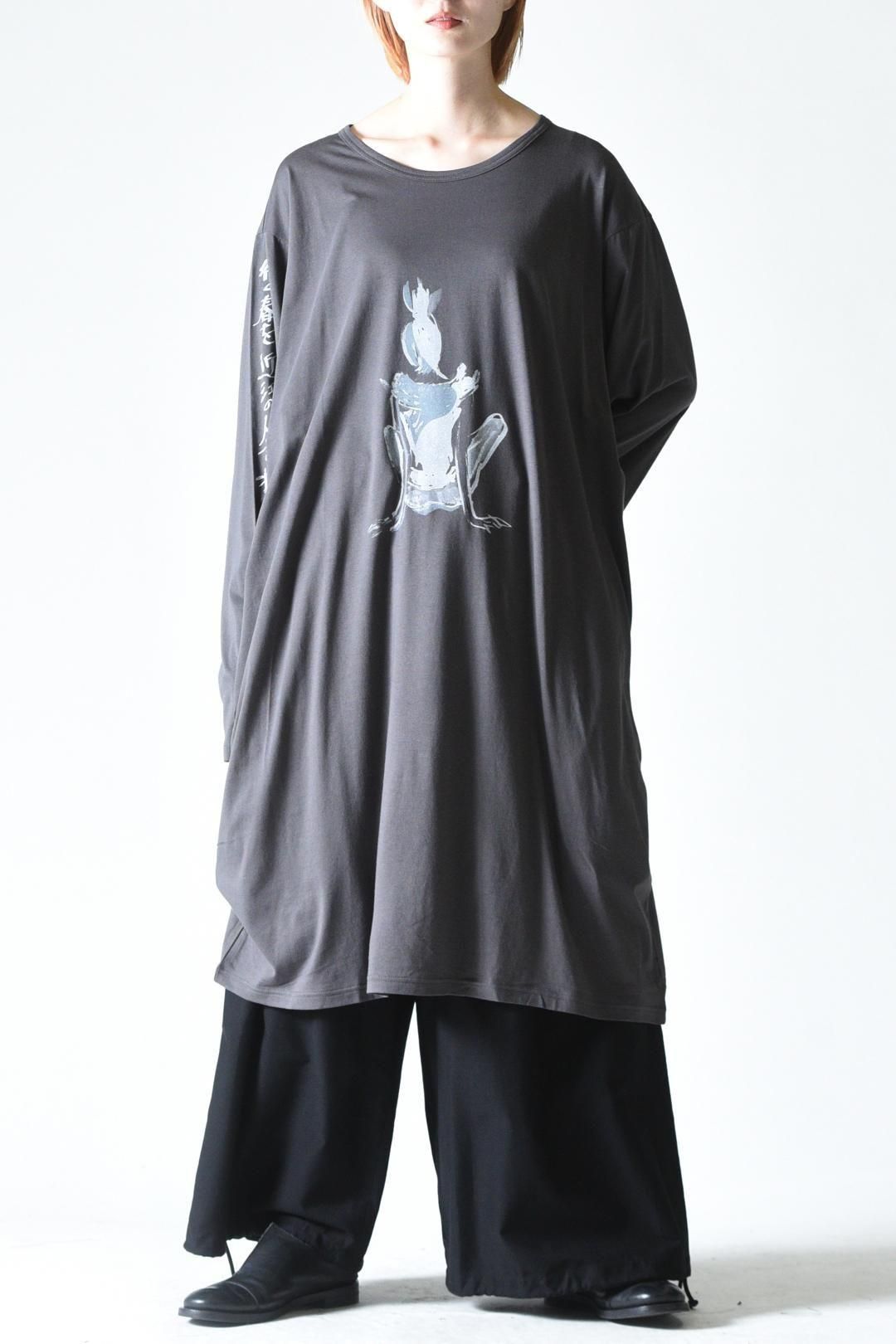 Yohji Yamamoto POUR HOMME デッサンプリントBIGロングスリーブ - Ka