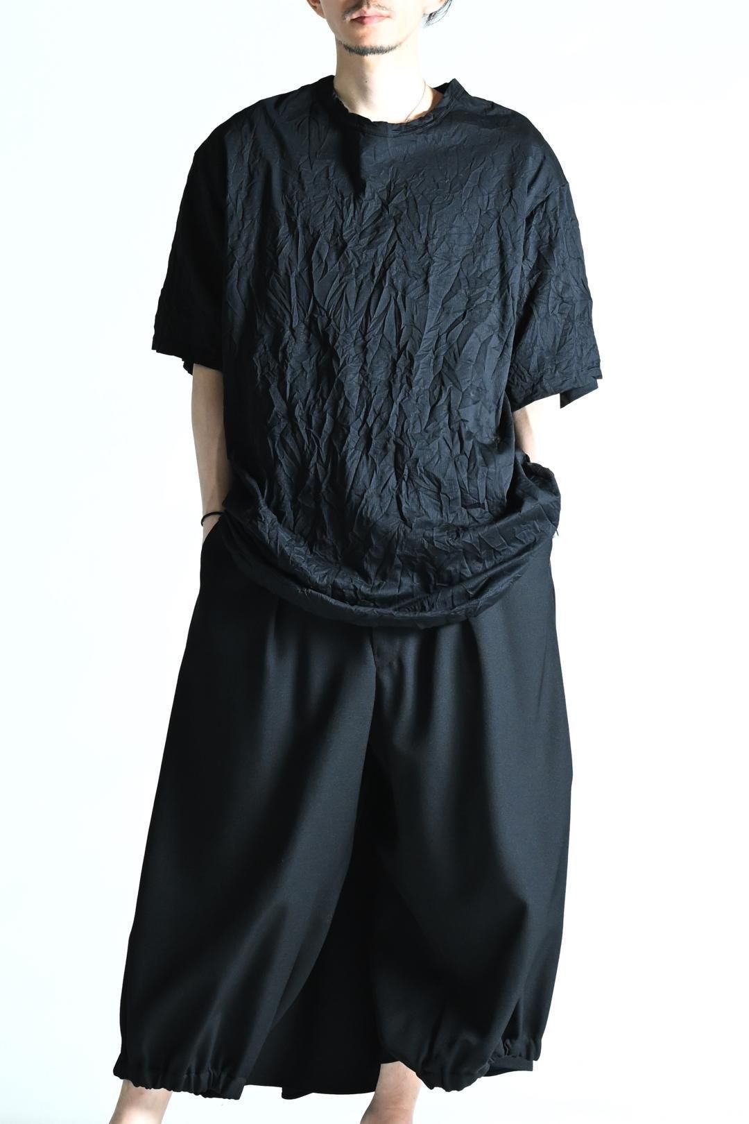 極美品✨エポカウォモとろけるラムレザージャケット48異素材切替　シワ加工 極美品□プラダ レザー×デニム 異素材切り替え ジャケット