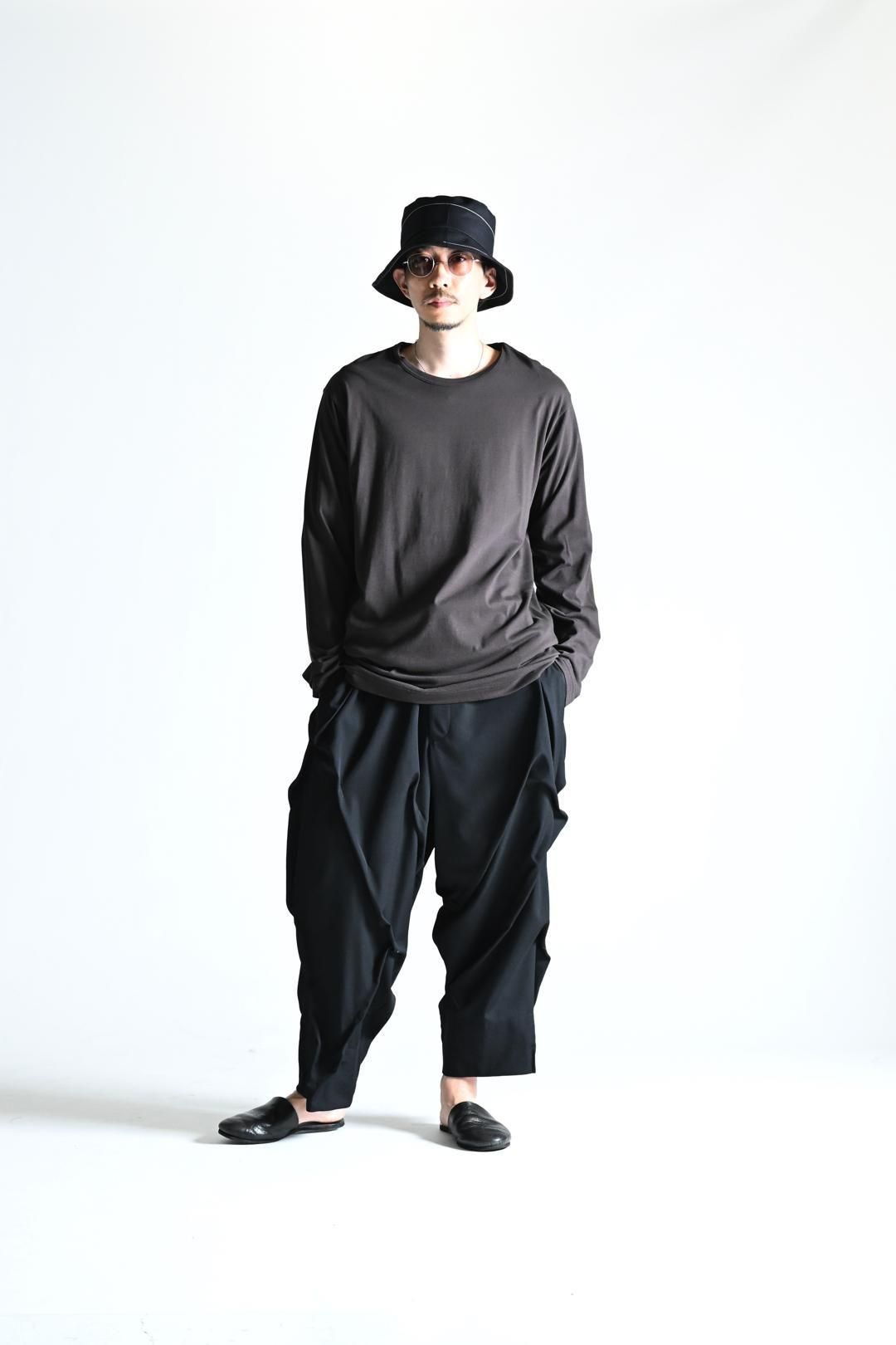Yohji Yamamoto POUR HOMME ウールパンツ 16AW Yohji Yamamoto POUR HOMME ウールギャバジンランダムタック