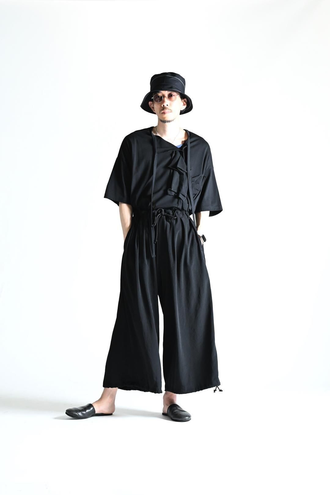 Yohji Yamamoto POUR HOMME トリアセテートタキシードバルーンパンツ