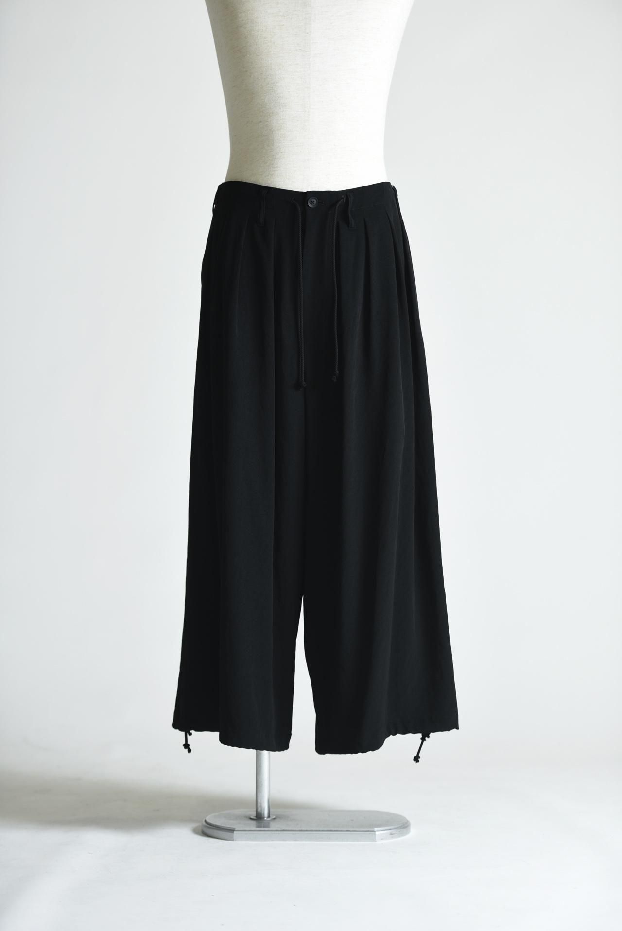 Yohji Yamamoto POUR HOMME トリアセテートタキシードバルーンパンツ