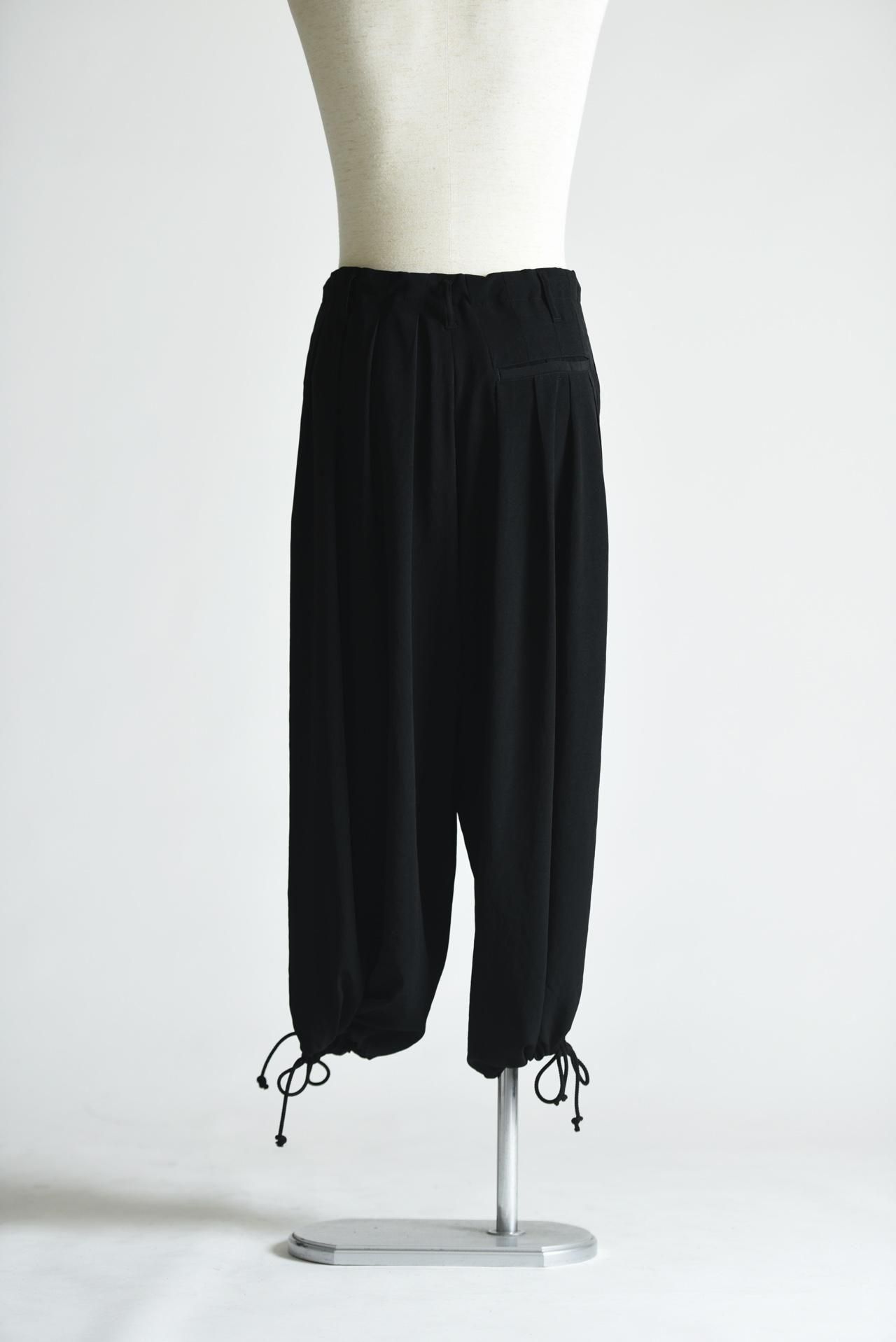 Yohji Yamamoto POUR HOMME トリアセテートタキシードバルーンパンツ