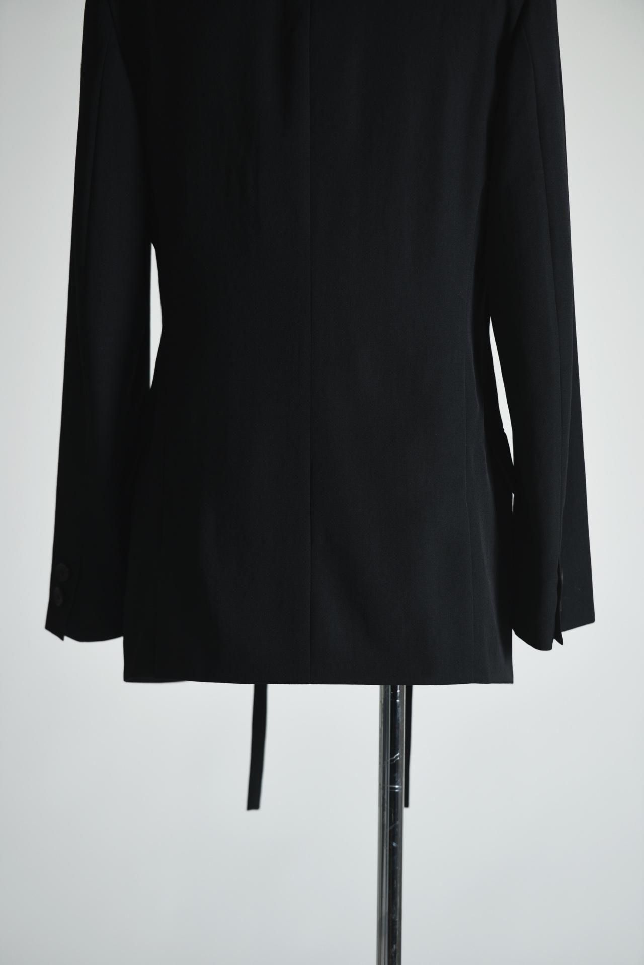 yohji yamamoto pour homme美品裾 ボタン付きギャバジン Yohji Yamamoto POUR HOMME ウールギャバジンスタンダード