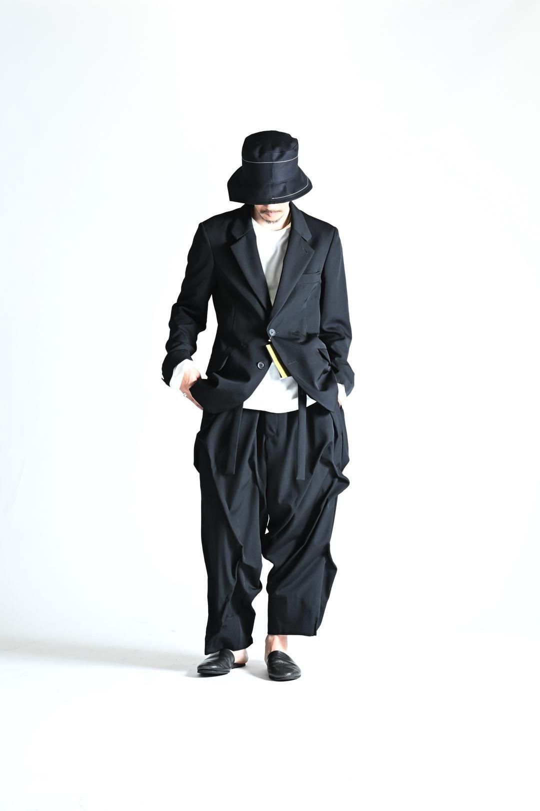 Yohji Yamamoto POUR HOMME ウールギャバジンインナーベルトジャケット