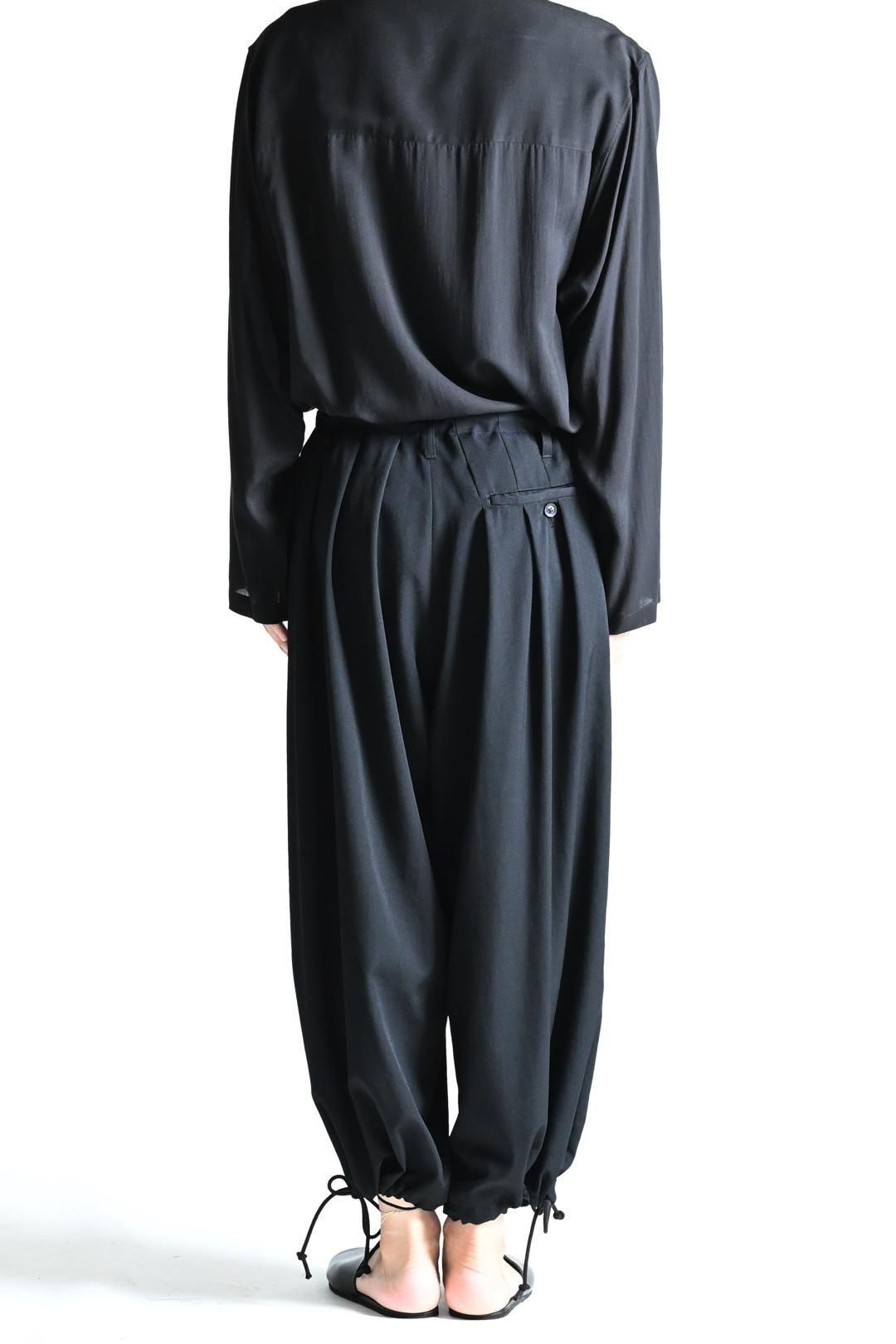 yohji yamamoto POUR HOMME バルーンパンツ Yohji Yamamoto POUR HOMME ウールギャバジン細バルーンパンツ