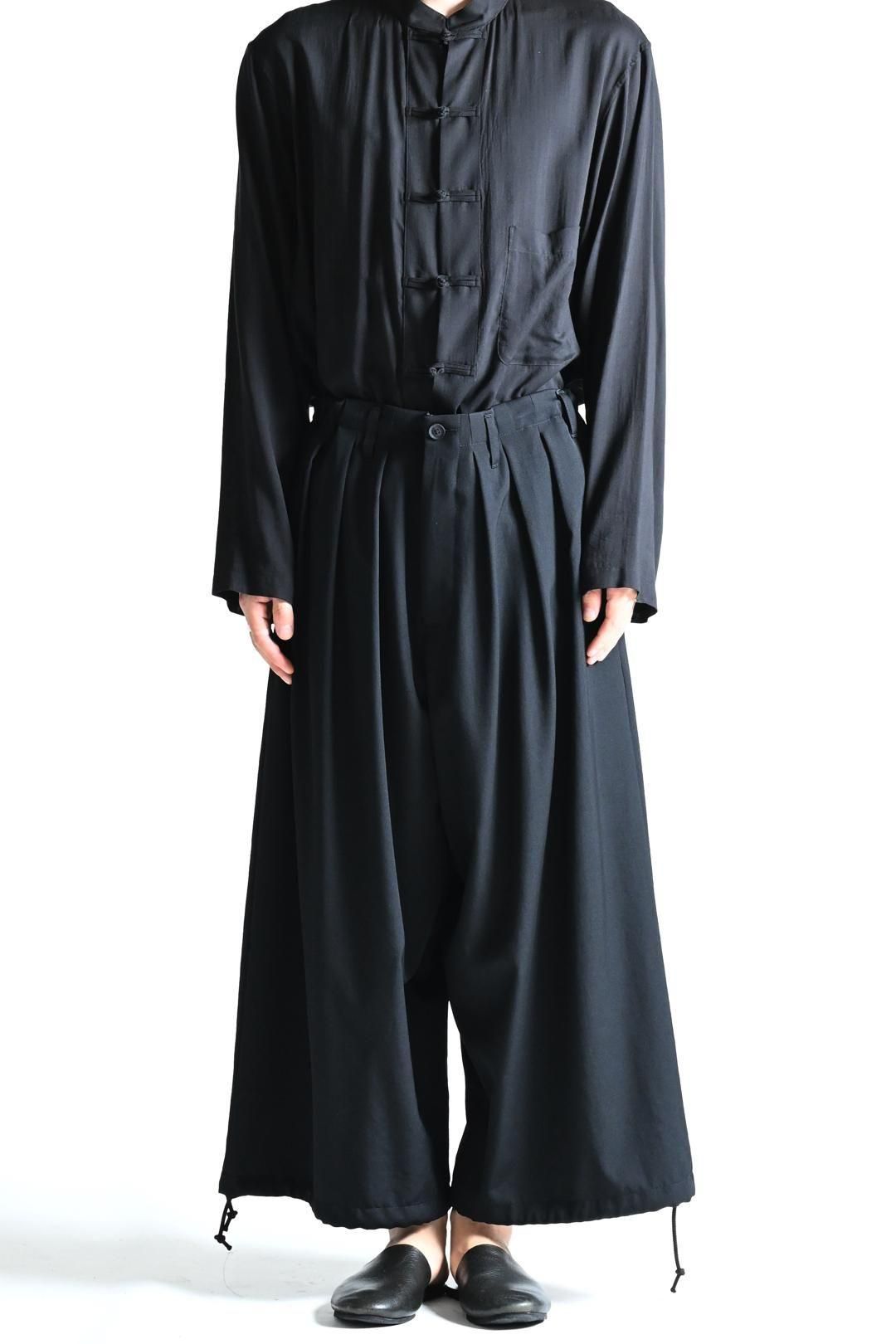 yohji yamamoto POUR HOMME バルーンパンツ Yohji Yamamoto POUR HOMME ウールギャバジン細バルーンパンツ
