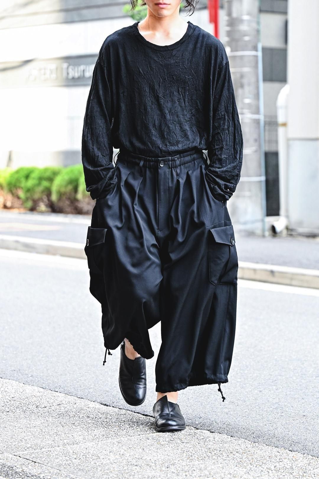 Ground Y ウールギャバジンサイドポケットバルーンパンツ - Ka na ta