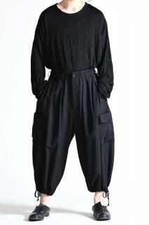 Ground Y ギャバジン サルエルパンツ ブラック 1 yohji Ground Y (Yohji Yamamoto) - Dear Joze. ONLINE