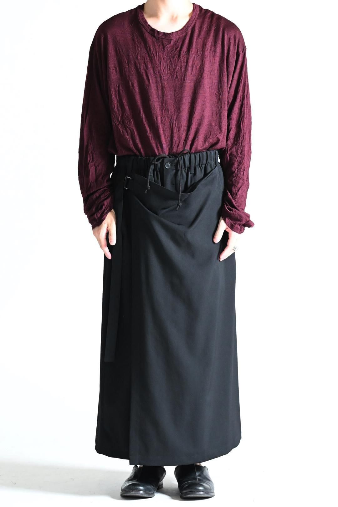 Yohji Yamamoto pour homme ウールギャバラップ パンツ Yohji Yamamoto POUR HOMME ウールギャバジンラップパンツ - Ka