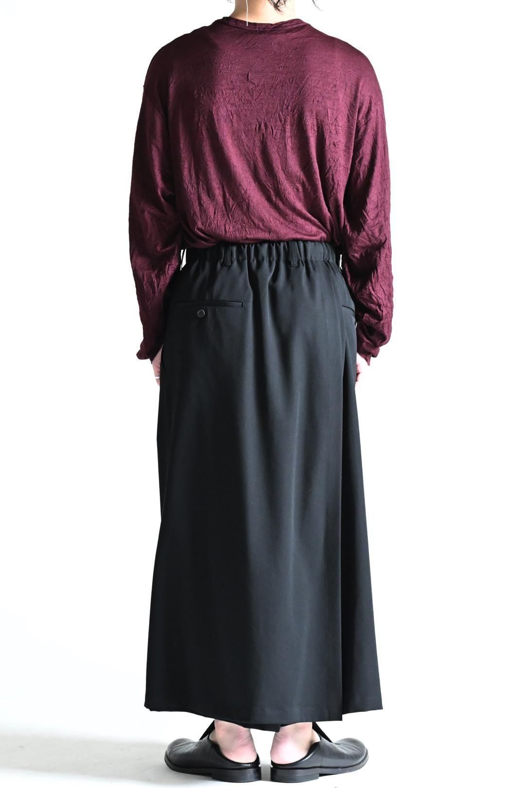 Yohji Yamamoto POUR HOMME ウールギャバジンラップパンツ - Ka