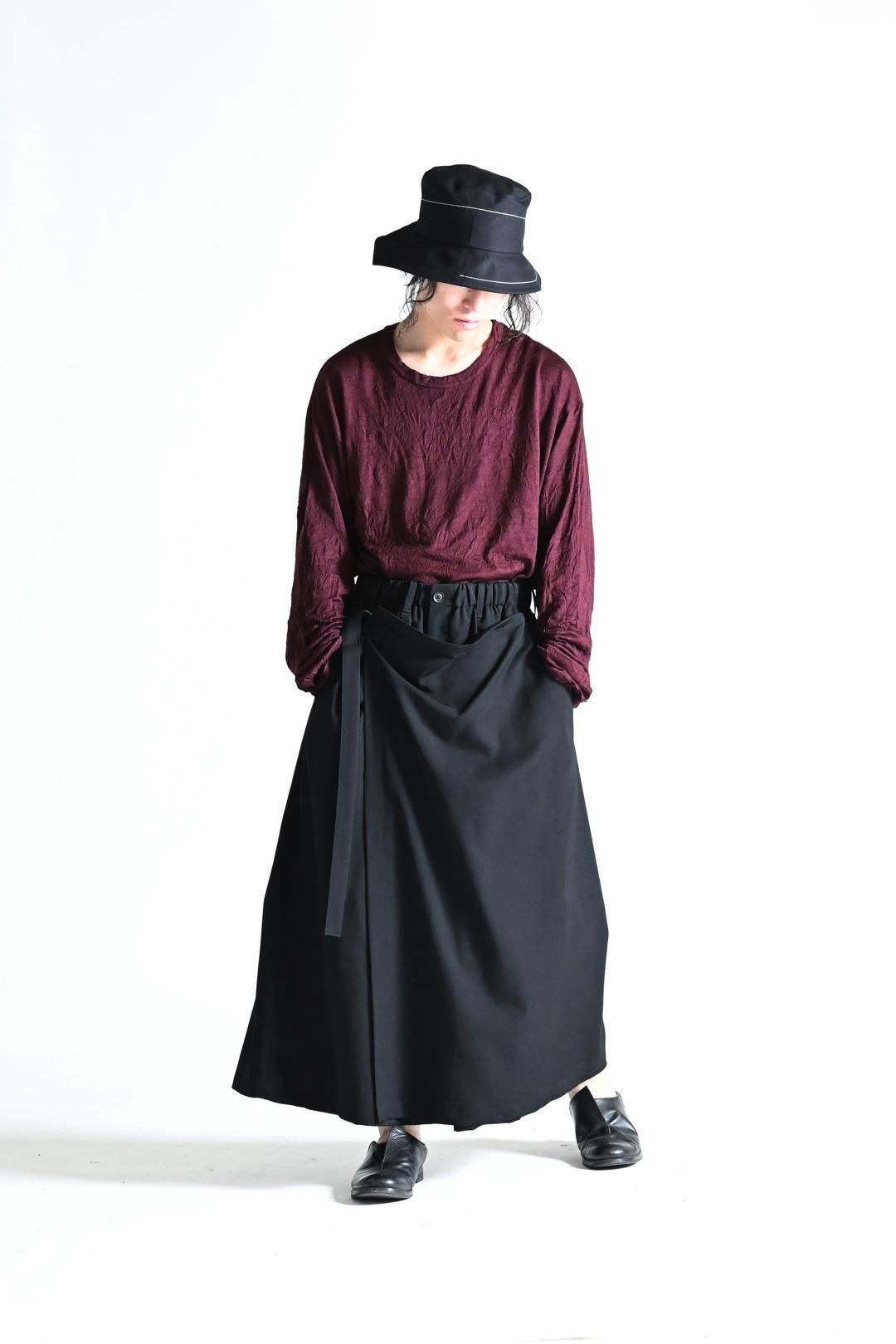 yohji yamamoto pour homme ウールギャバジンラップパンツ Yohji Yamamoto POUR HOMME ウールギャバジンラップパンツ - Ka