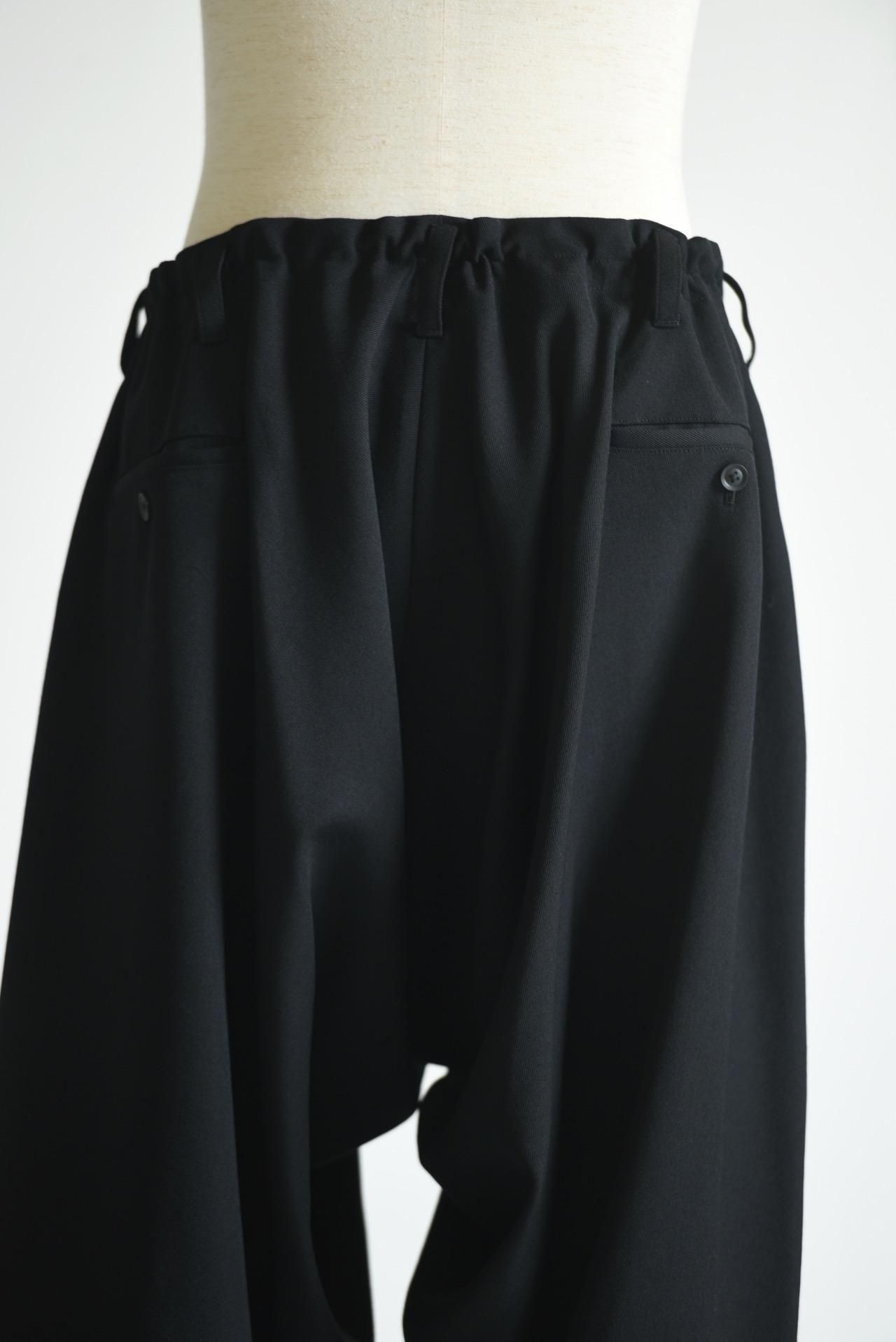 Yohji Yamamoto POUR HOMME アーミーギャバジンドレープパンツ - Ka na