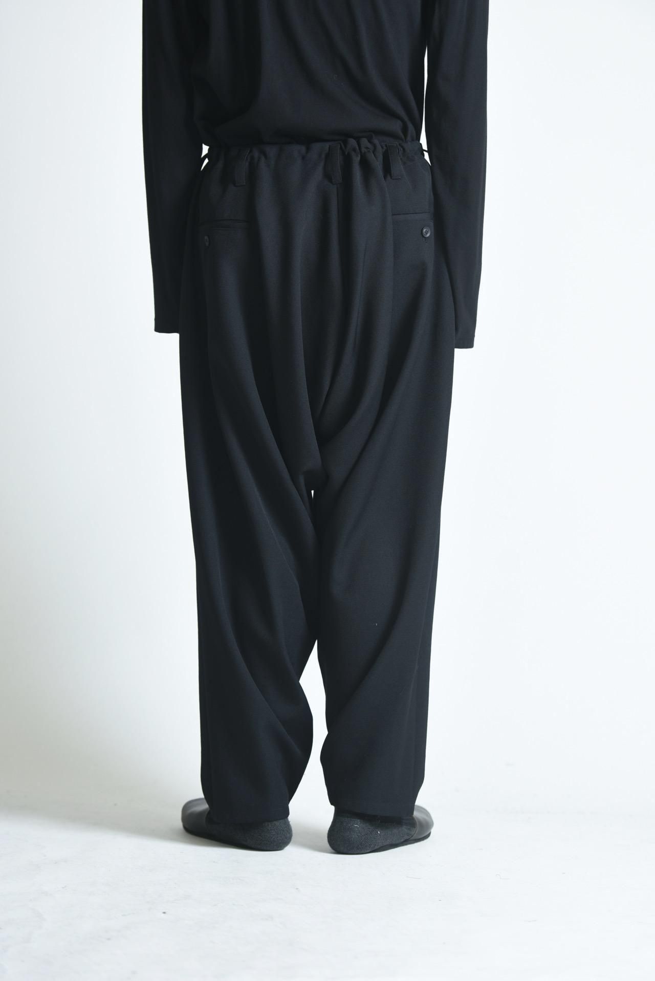 Yohji Yamamoto POUR HOMME アーミーギャバジンドレープパンツ - Ka na