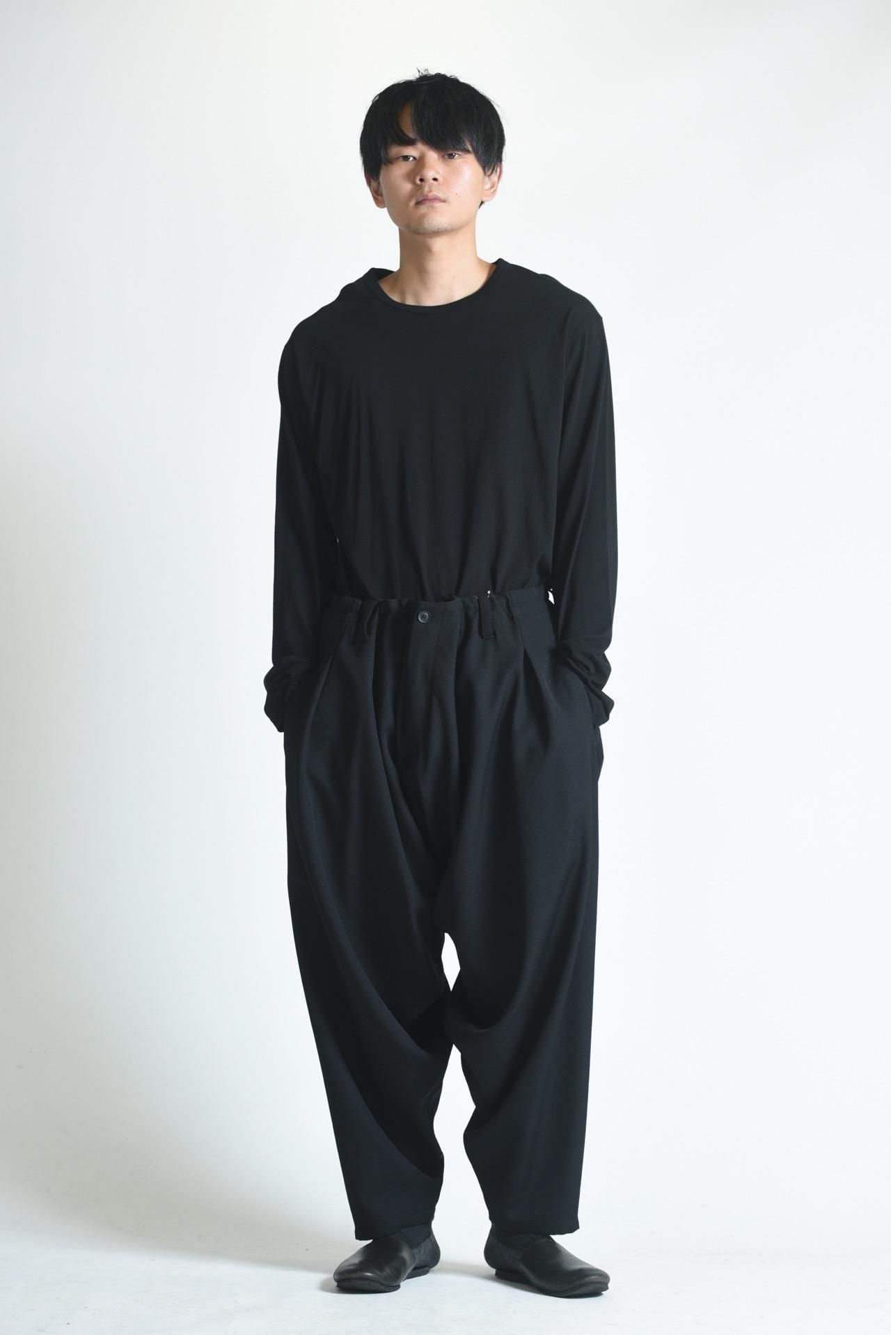 Yohji Yamamoto POUR HOMME アーミーギャバジンドレープパンツ - Ka na