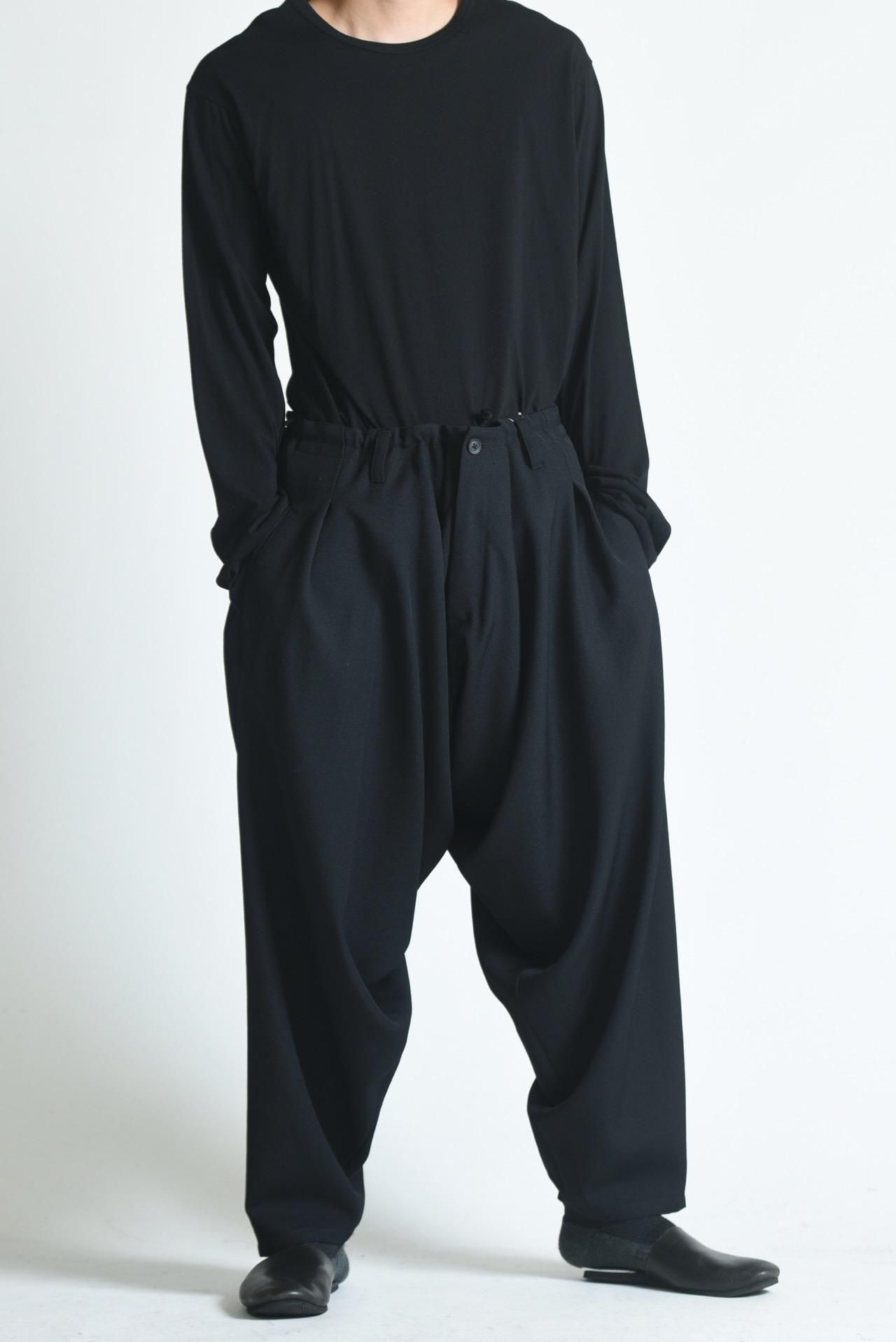 yohji yamamoto pour homme【美品】秋冬ギャバジンパンツ Yohji Yamamoto POUR HOMME アーミーギャバジンドレープパンツ - Ka na