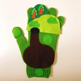 日本昔話☆おむすびころりん - amicoの手袋シアター