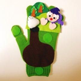 日本昔話☆おむすびころりん - amicoの手袋シアター