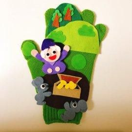 日本昔話☆おむすびころりん - amicoの手袋シアター