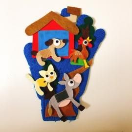 グリム童話☆ブレーメンの音楽隊 - amicoの手袋シアター