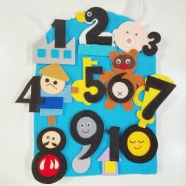 エプロンシアター『すうじのうた♪』 おもちゃ・人形 vintage